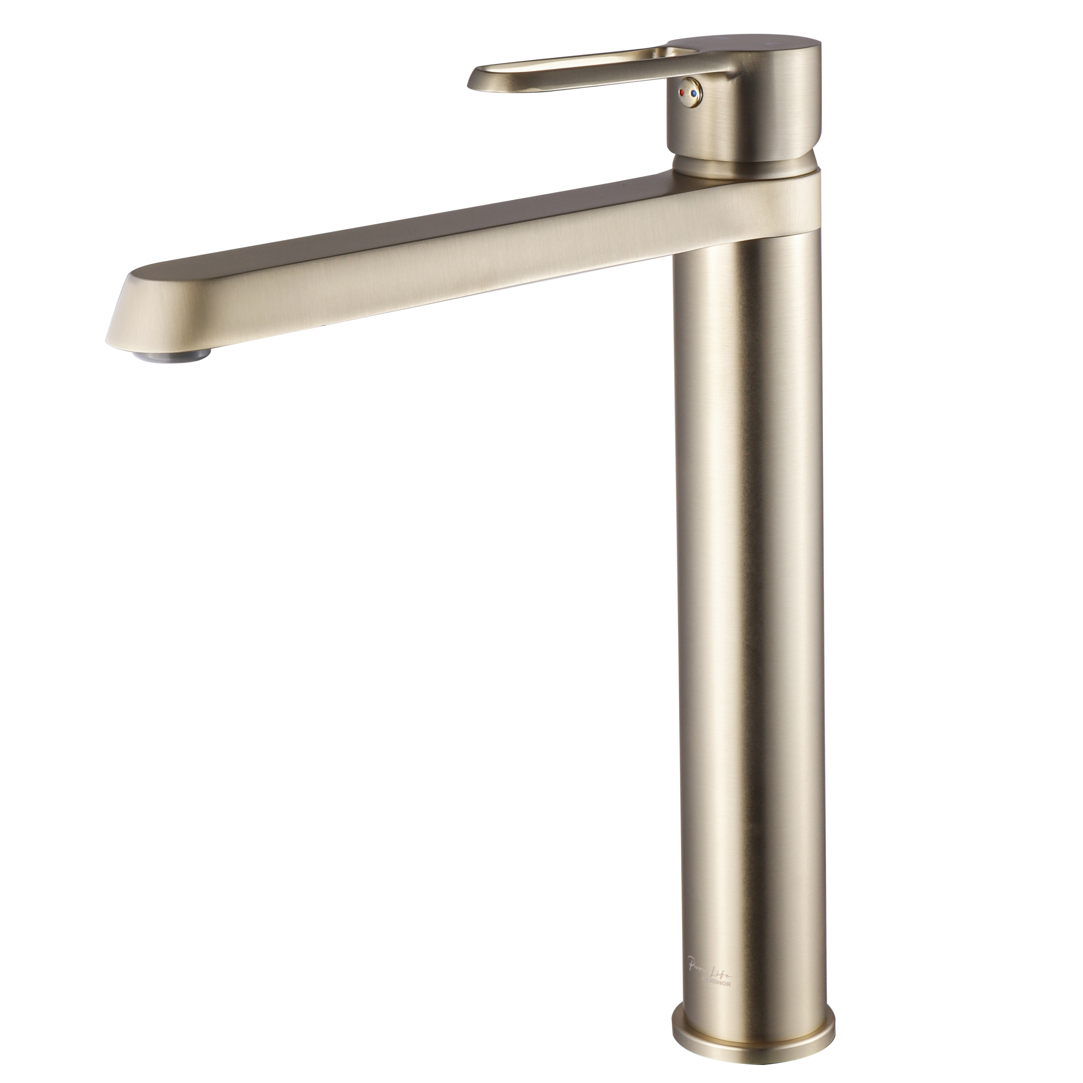 Изображение товара Смеситель для раковины Maxonor Pure Life PL 11108-6 золотой однорычажный