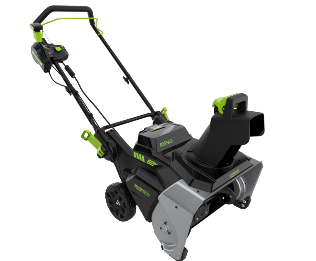 Изображение товара Снегоуборщик Greenworks 2603307UH 82В аккумуляторный с АКБ и ЗУ