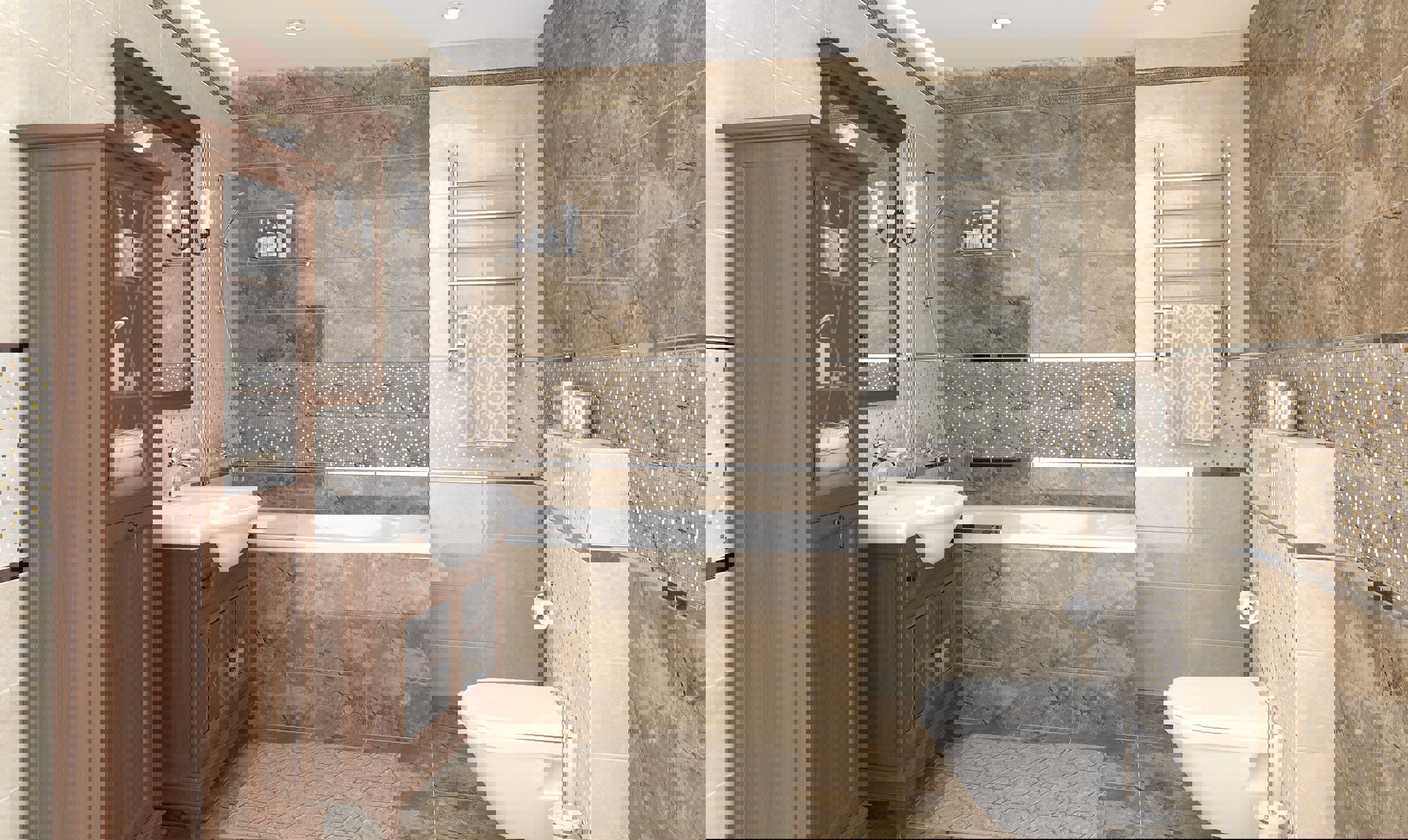 Изображение товара Laparet Nemo табачный 40x40 керамогранит глянцево-матовый пол и стены