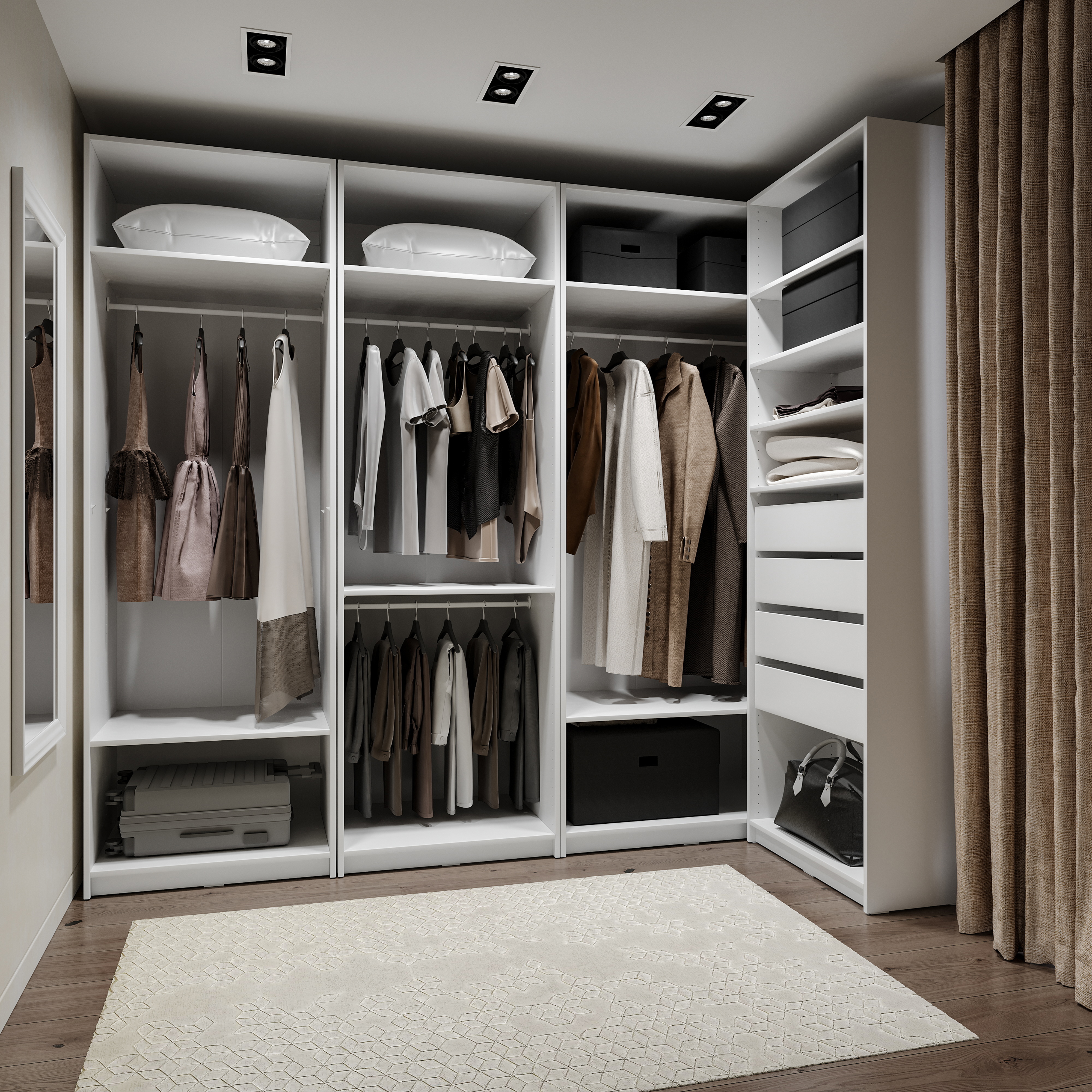 Изображение товара Полка для шкафа Гуд Лакк Макс 71x1.80x36 см ЛДСП цвет белый