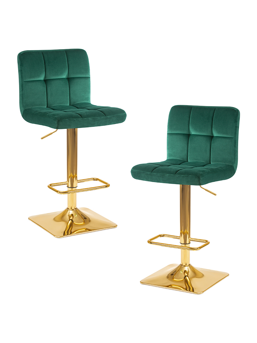 Изображение товара Барный стул Dobrin Goldie lm-5016 зеленый с регулировкой высоты и вращением