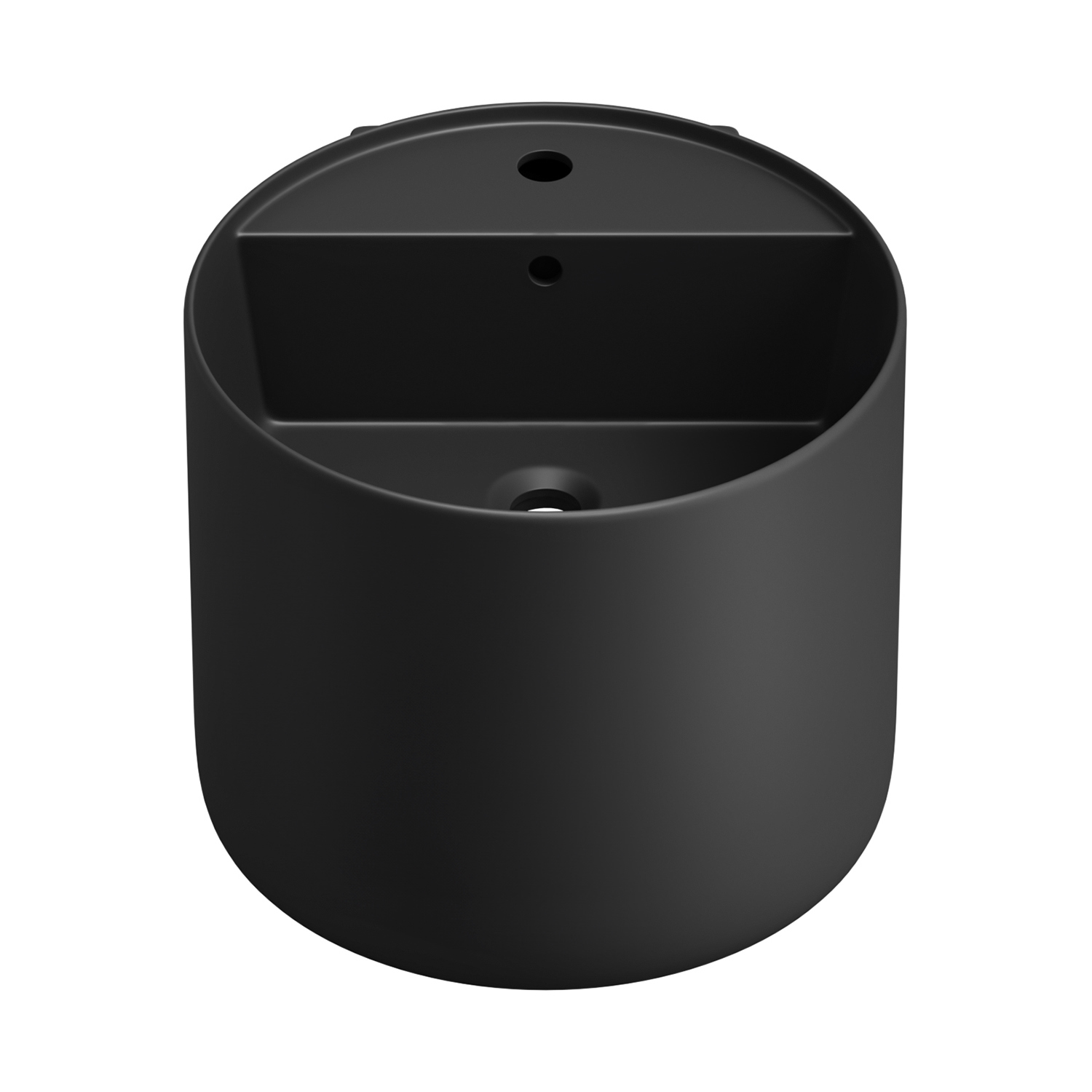 Изображение товара Подвесная раковина Wellsee M1 Limited Edition 45 см черный матовый высокого качества