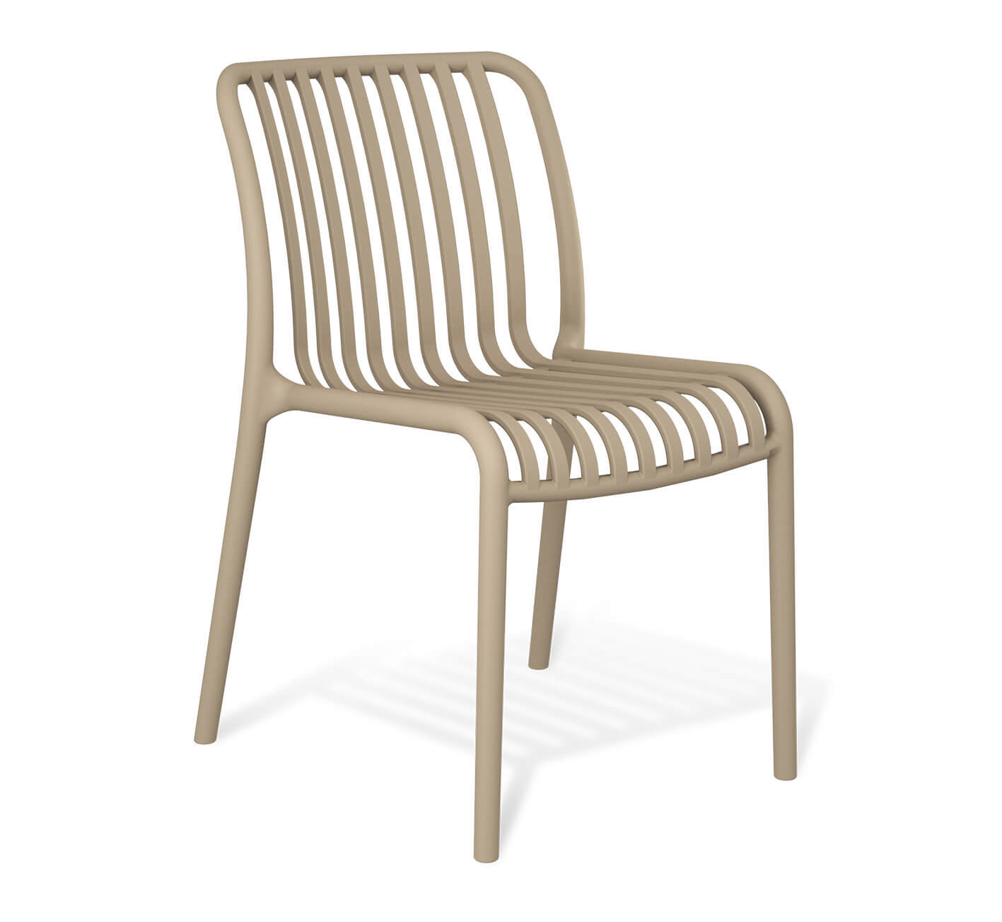 Изображение товара Стул садовый Sheffilton 2585961403 53x79x58 см пластик цвет капучино ral 1019