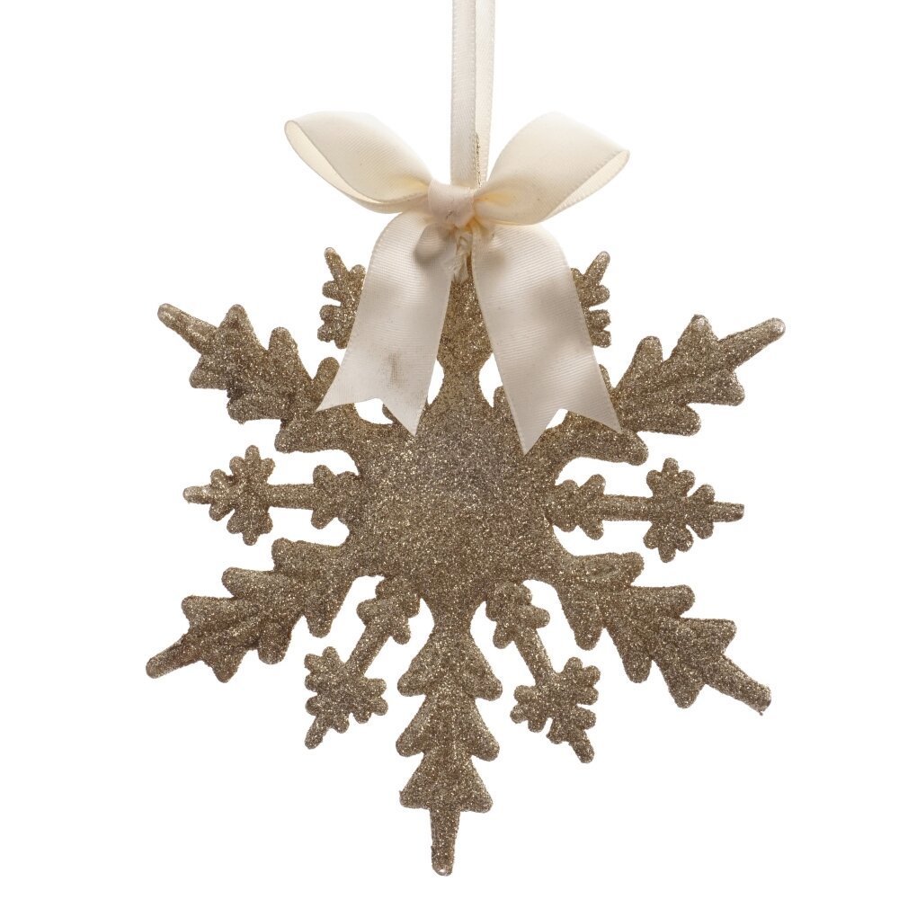 Изображение товара Елочная игрушка 808067 15 см x 0.1 см жёлтый/золотой