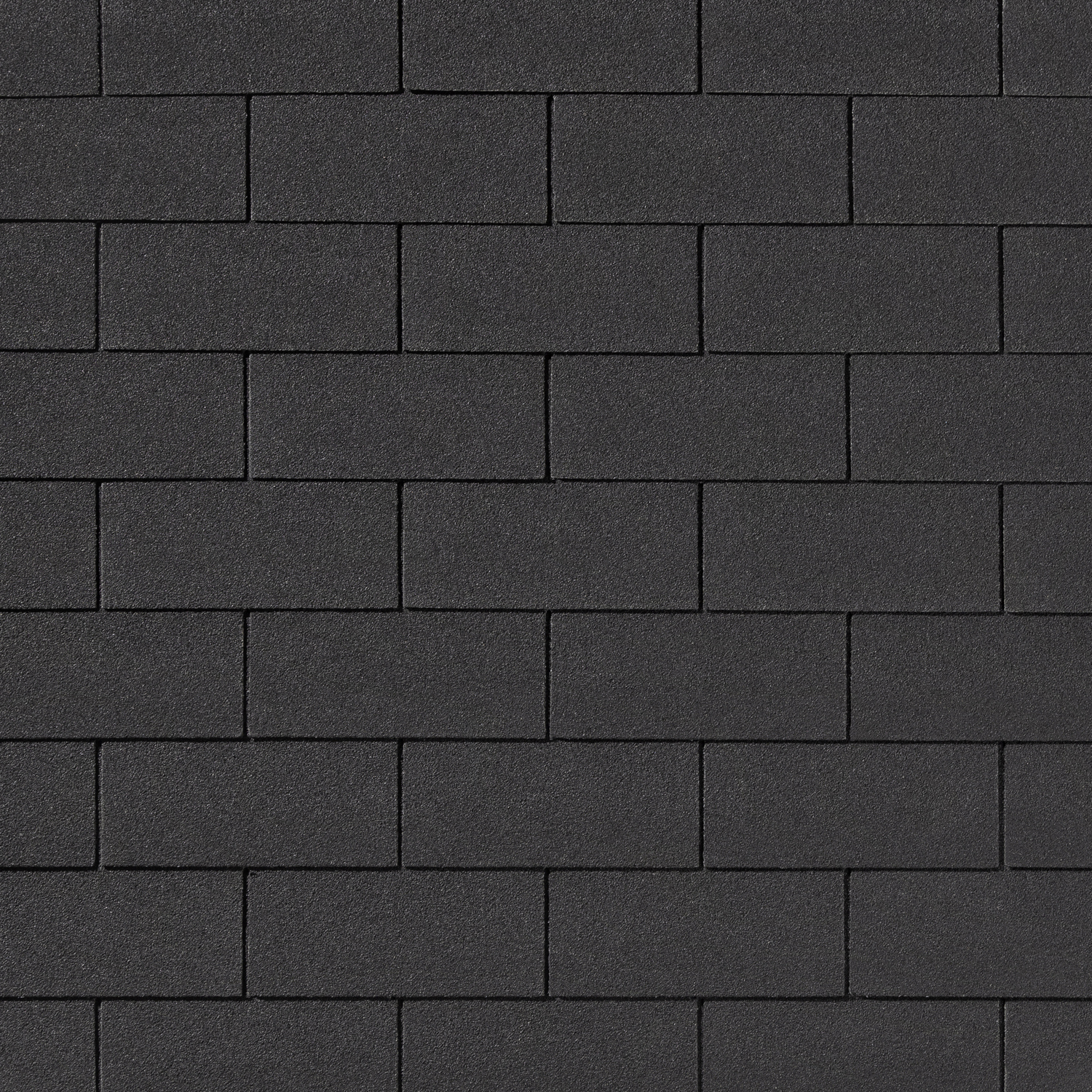 Изображение товара Гибкая черепица Quiet Tile Brick черная 3 м² для надежной кровли