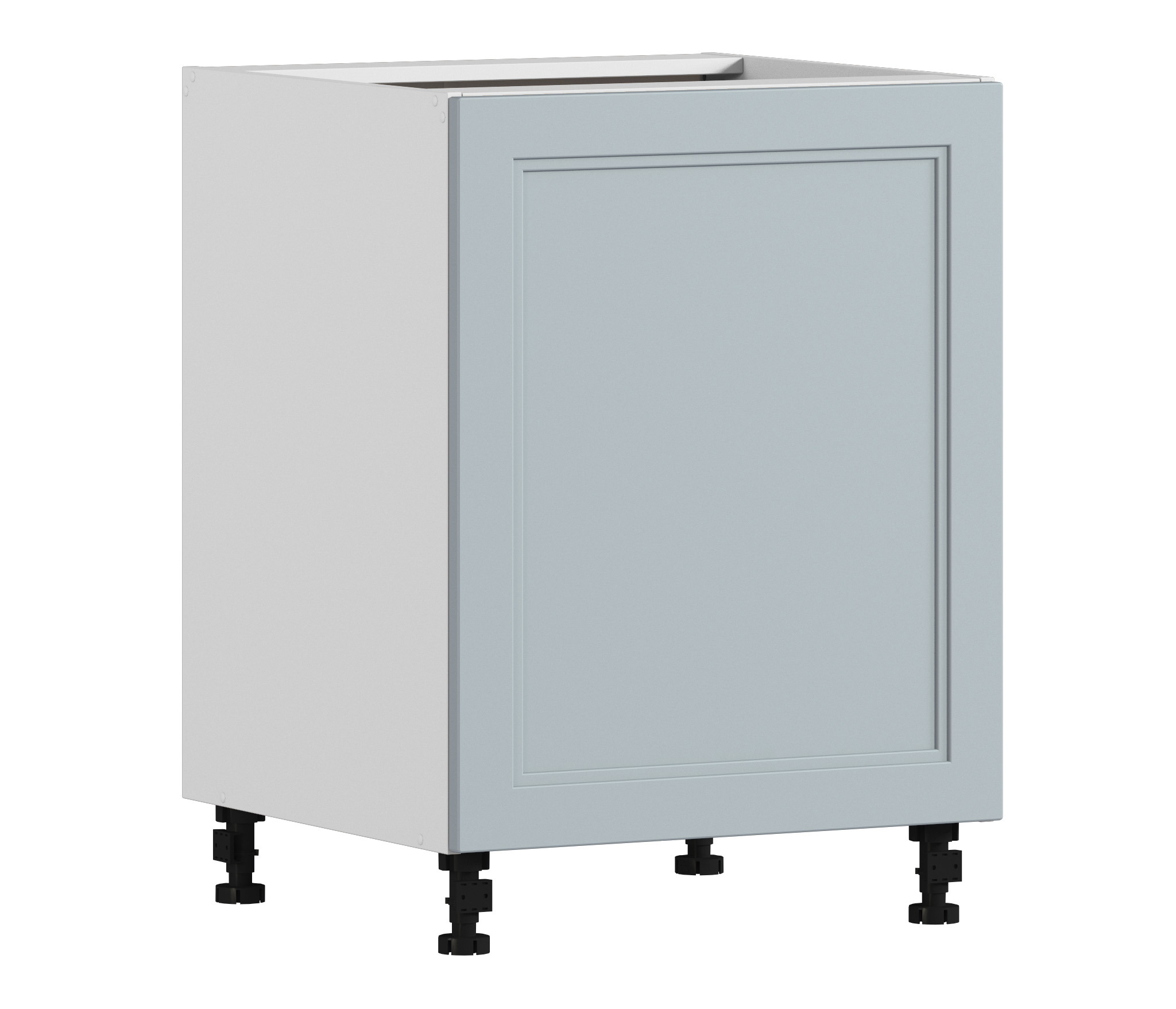 Изображение товара Напольный шкаф Регина Столплит 60x82x56 см из МДФ и ЛДСП, серый