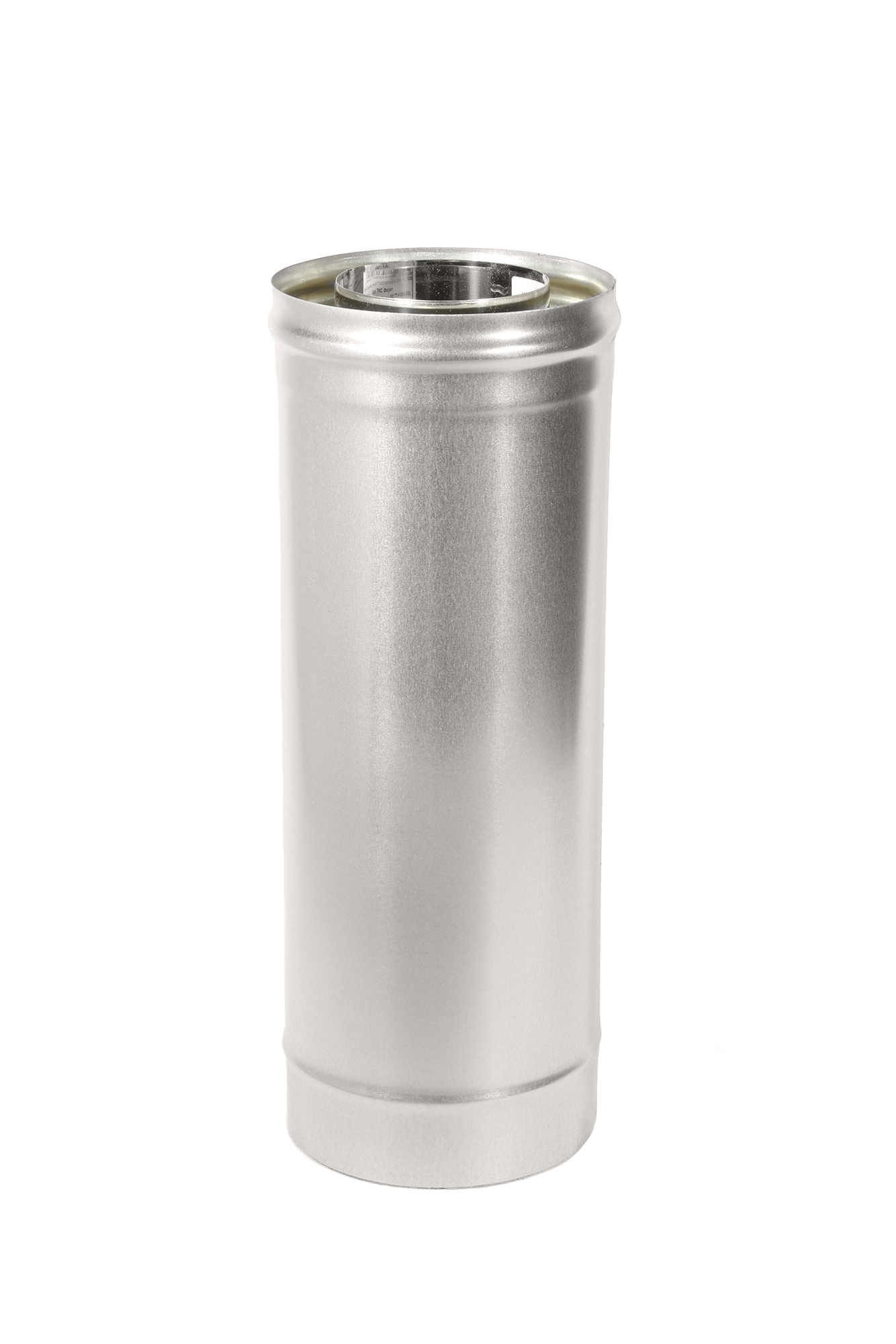 Изображение товара Дымоход-сэндвич Теплов и сухов 120-180мм 1м нержавеющая и оцинкованная сталь