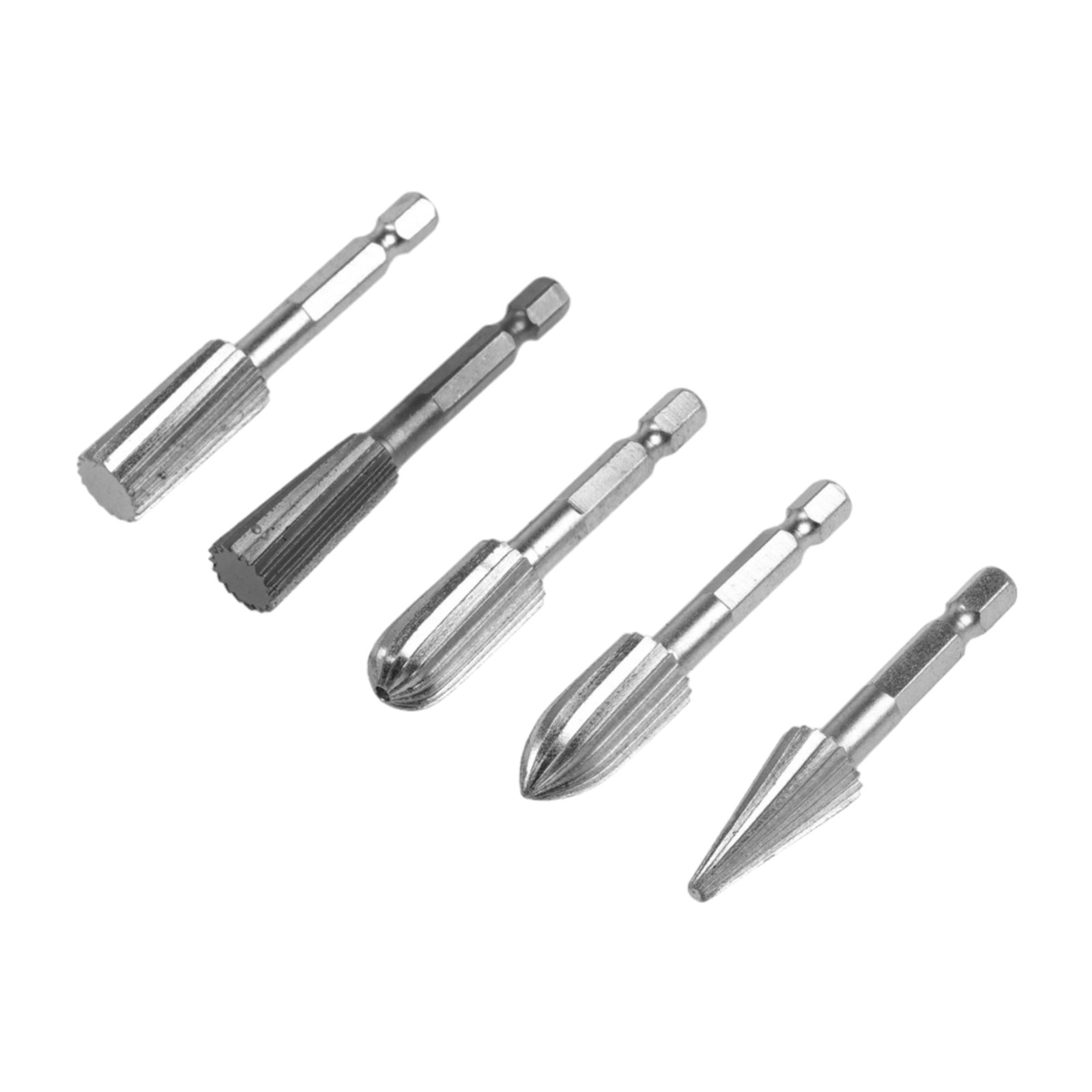 Изображение товара Набор шарошек Тундра 9846412 5 шт для обработки дерева и пластика