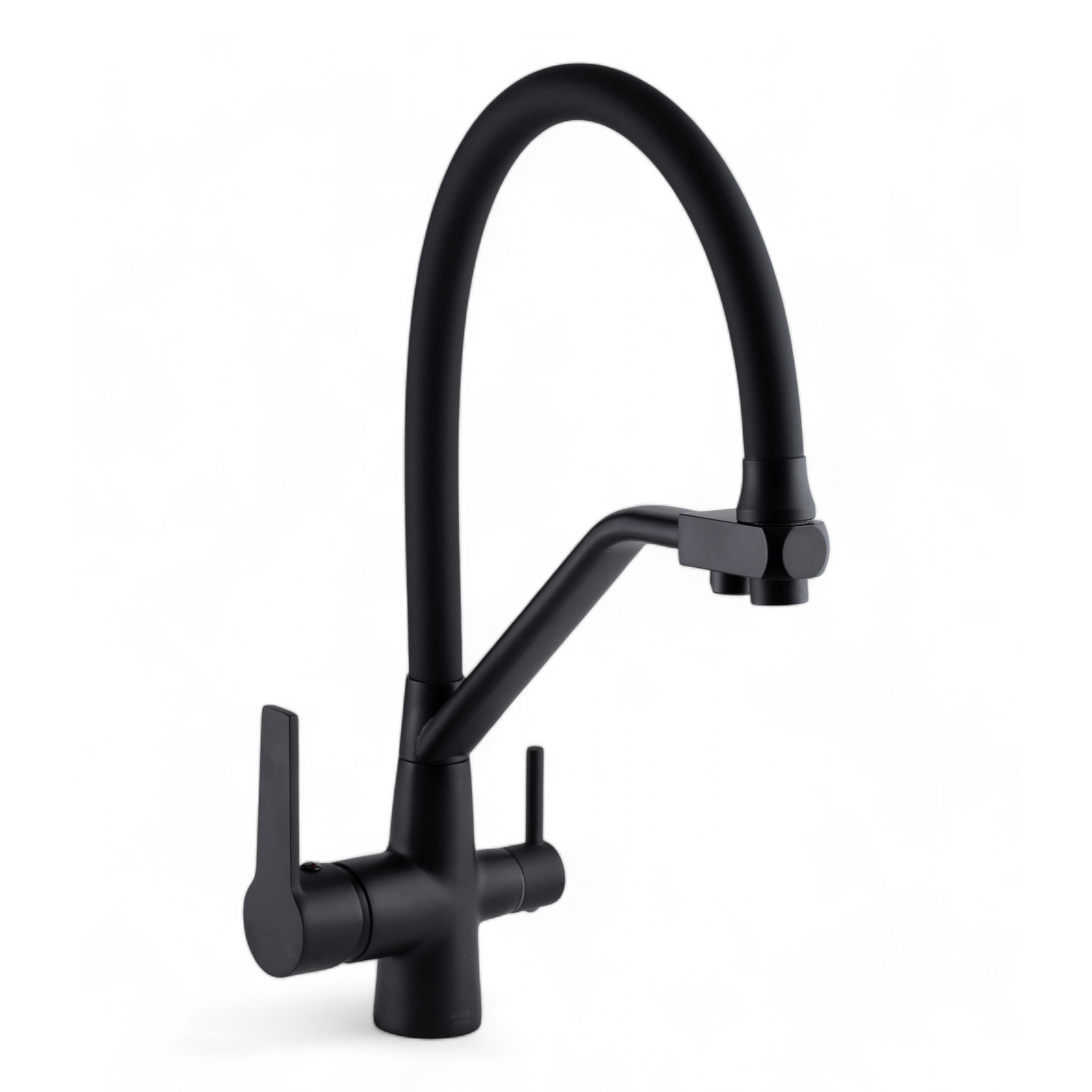 Изображение товара Смеситель для кухни Aloute A60613H-2 гибкий излив 23 см цвет черный