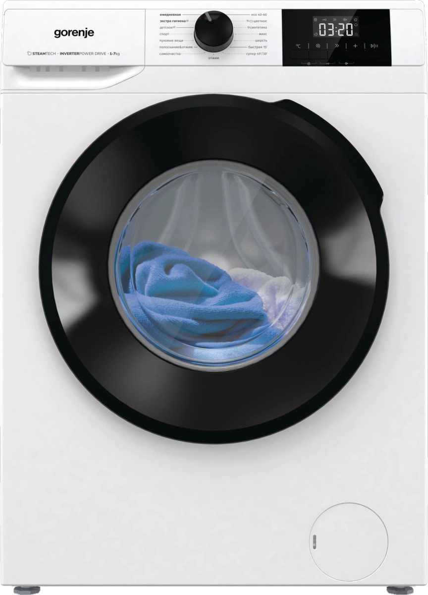 Изображение товара Стиральная машина Gorenje W1ngpi72sbs/c 59.5x84.5x43.5 см 7 кг цвет белый