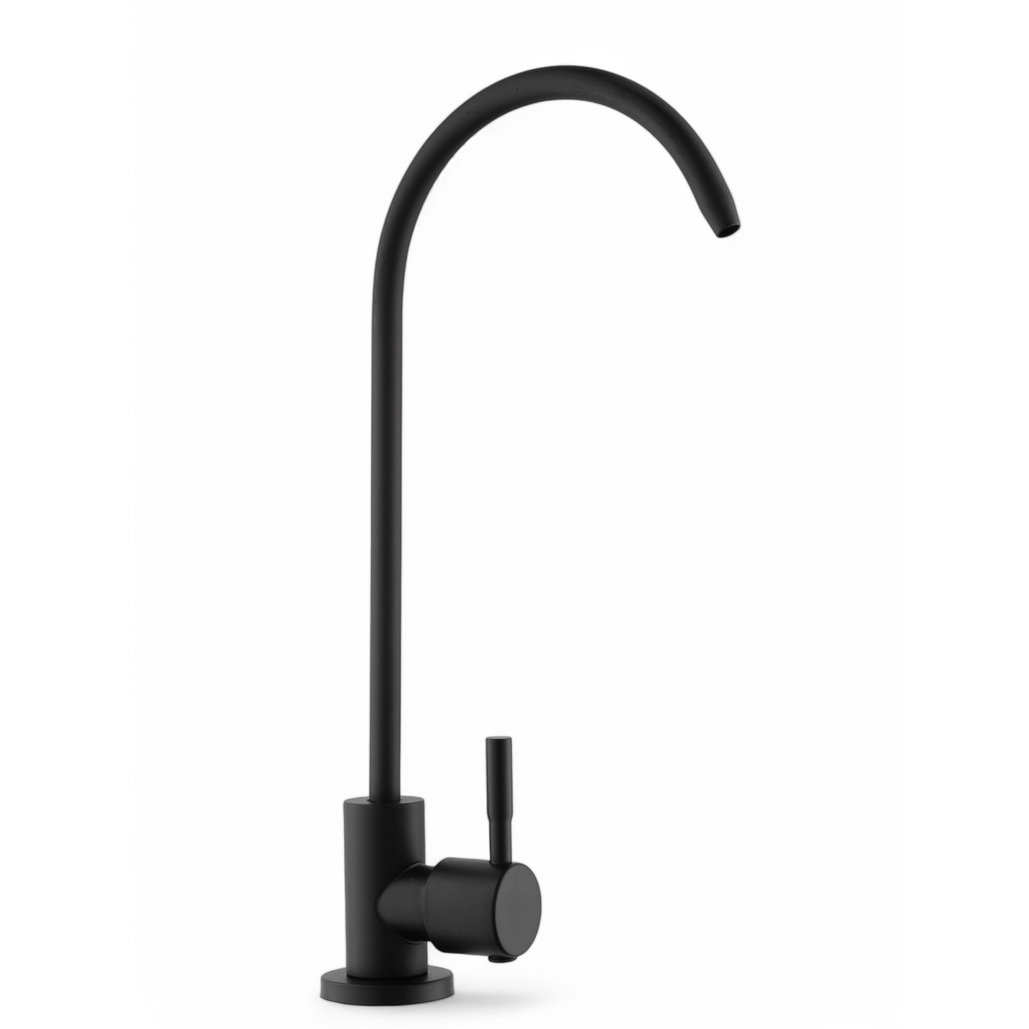 Изображение товара Кран для фильтра воды DO.Korona DK-1701H из нержавеющей стали черный матовый, монтаж 25 мм