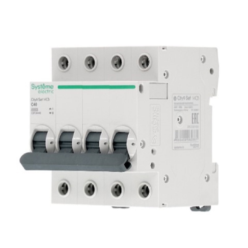 Изображение товара Автоматический выключатель Systeme electric City9 Set 4P C40 А 4.5 кА C9F34440