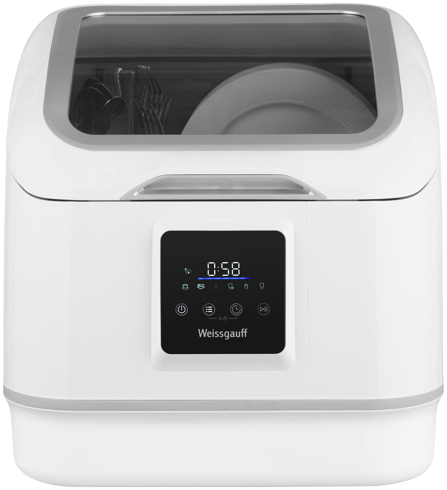 Изображение товара Настольная посудомоечная машина Weissgauff TDW 4057 Mini Turbo Dry