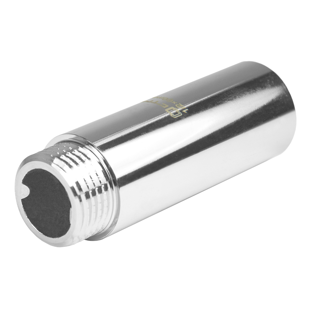 Изображение товара Удлинитель для соединений 1/2x1/2 ВР-НР из латуни с хромированным покрытием