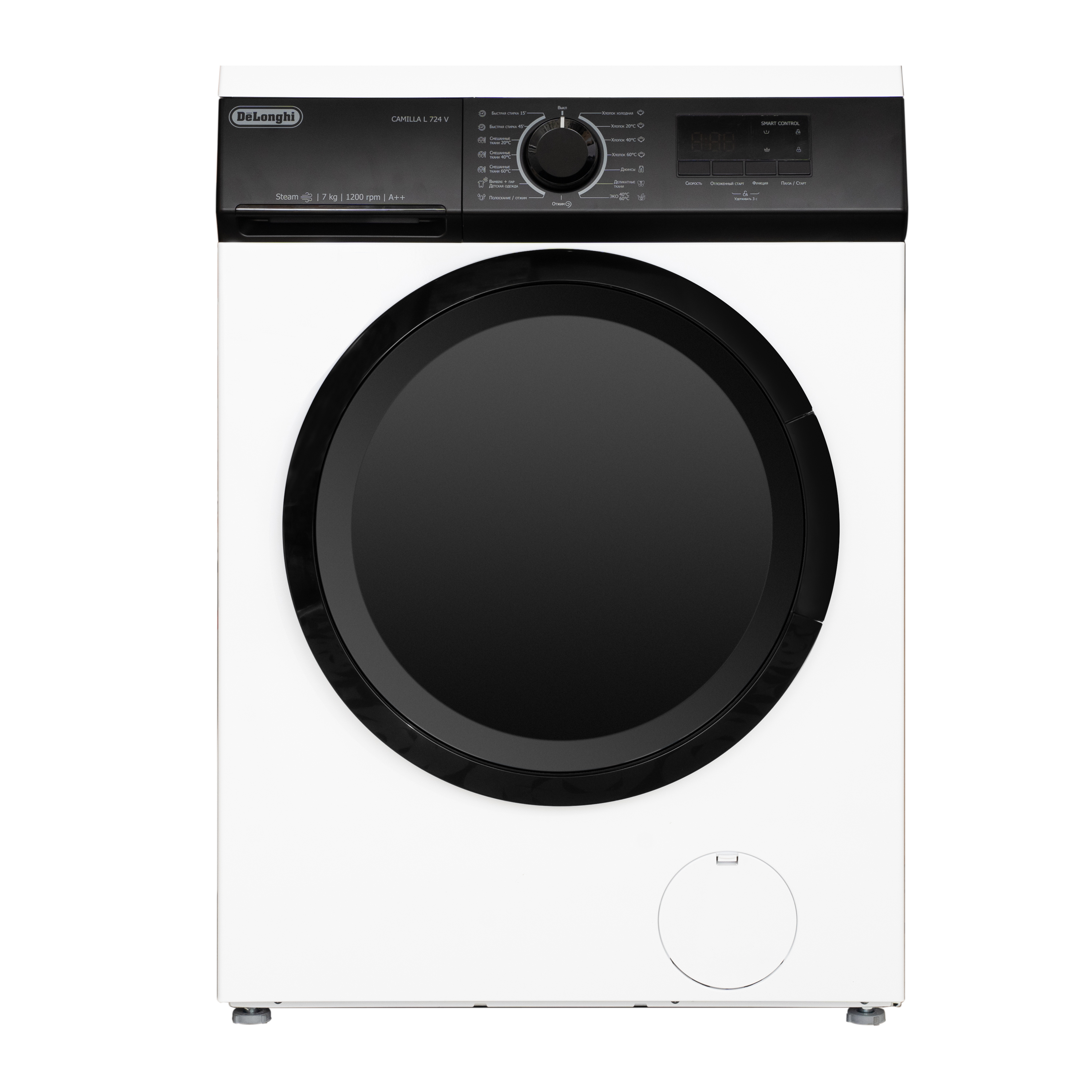 Изображение товара Стиральная машина Delonghi Camilla l 724 v 60x85x40 см 7 кг цвет белый