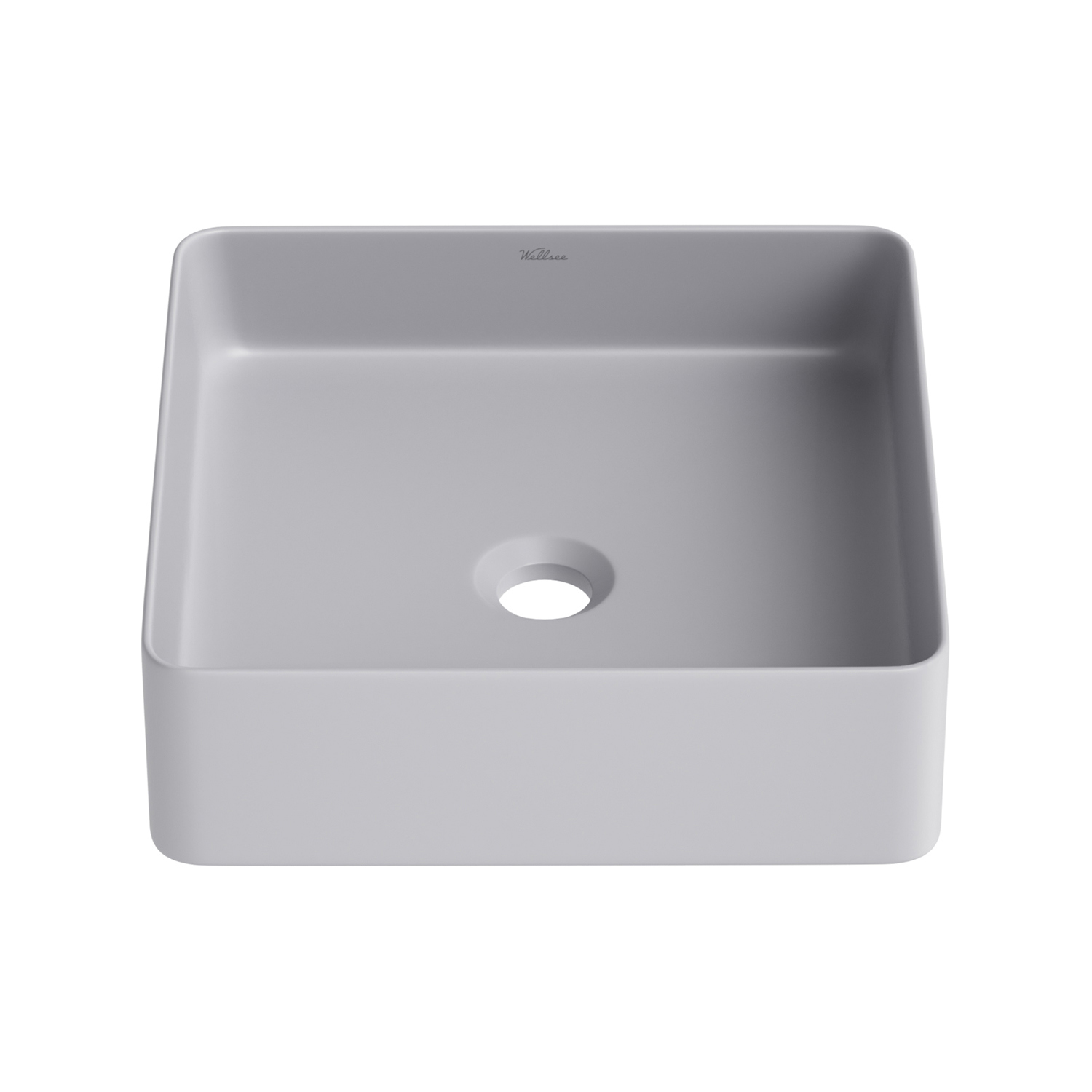 Изображение товара Раковина накладная для ванной Wellsee FreeDom 2.0 323008000 30 см цвет матовый серый