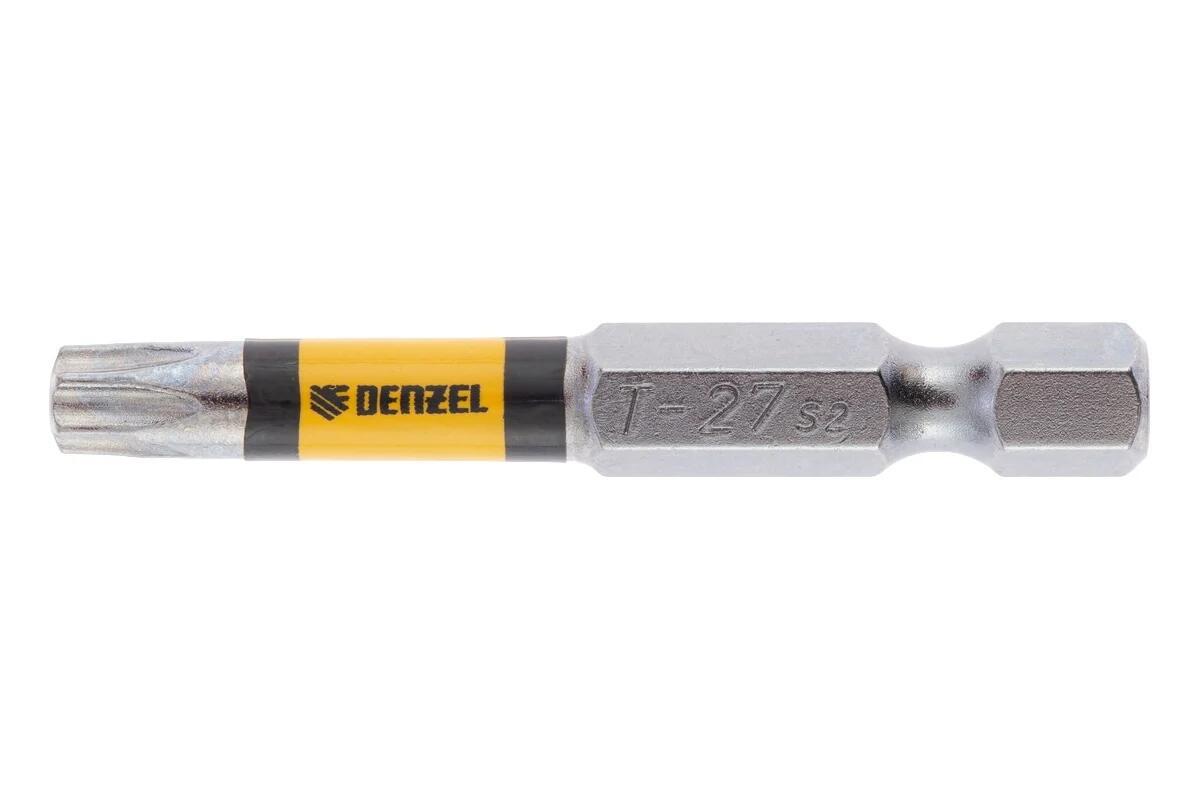 Изображение товара Набор бит Denzel 7711322 T27 x 50мм, 5 шт из стали S2 для шуруповертов