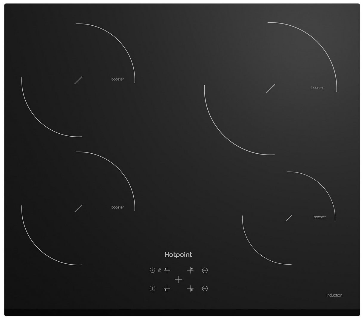 Изображение товара Электрическая варочная панель Hotpoint HQ 1460S BF 58 см 4 конфорки стеклокерамика