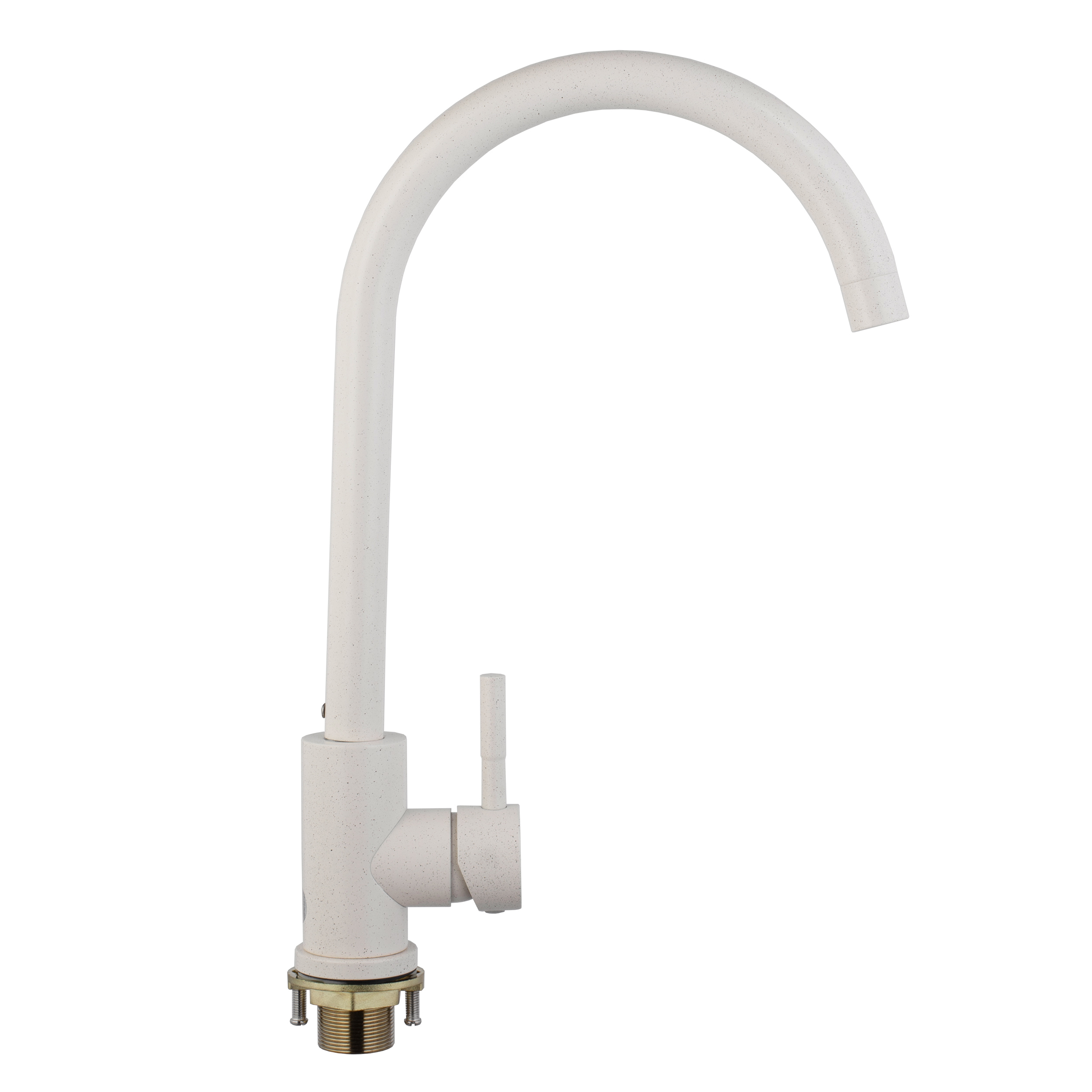 Изображение товара Смеситель для кухни Diadonna D46-0003 из нержавеющей стали белый 26 см