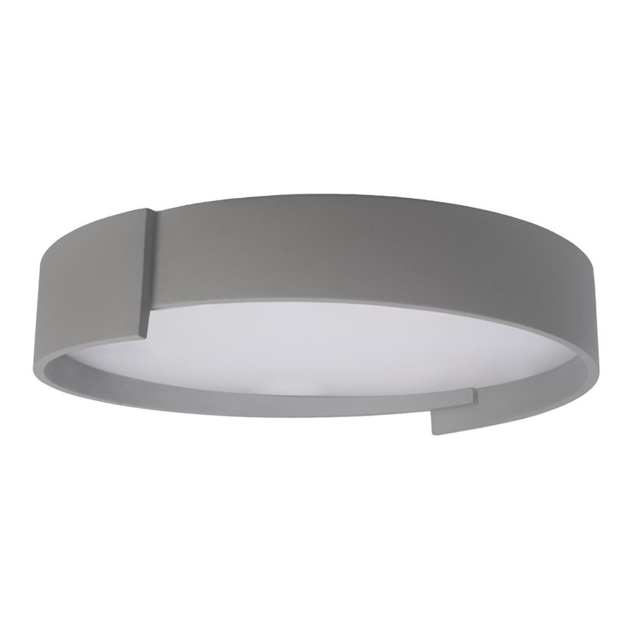 Изображение товара Светильник потолочный светодиодный LOFT IT 10200 Grey Coin 11 м² нейтральный белый свет цвет белый
