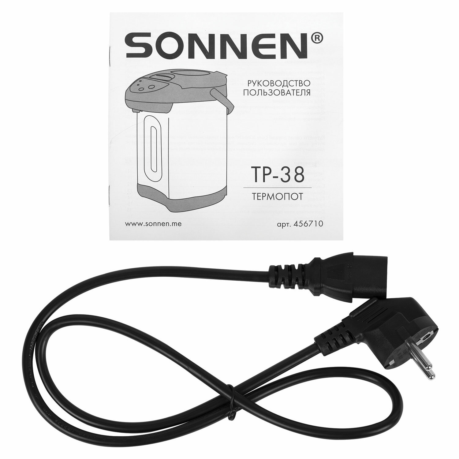 Изображение товара Термопот SONNEN TP-38 4л 900Вт механическое управление защита от перегрева