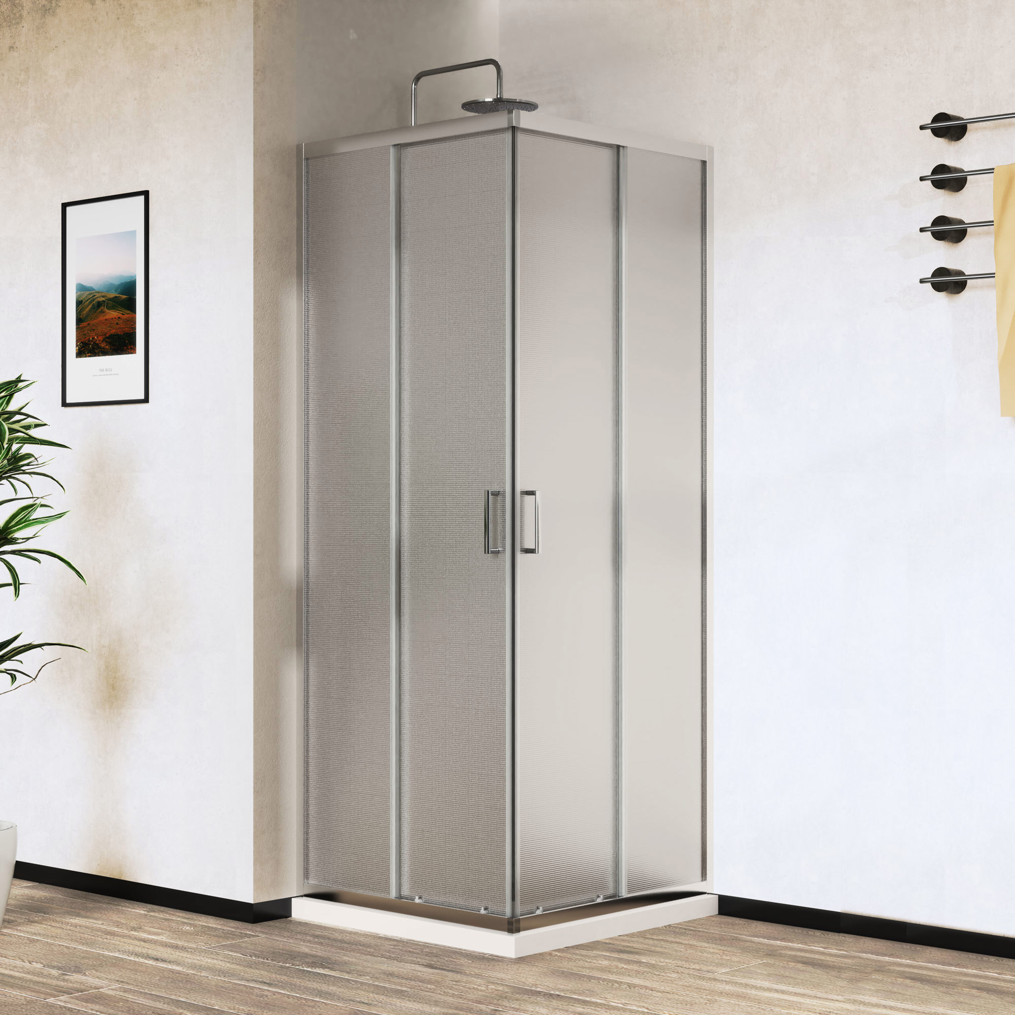 Изображение товара Душевой уголок VINCEA City VSS-5CT9010MT прямоугольный 100x90 см