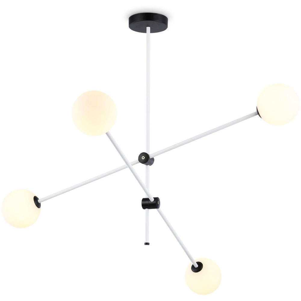 Изображение товара Подвесная светодиодная люстра Ambrella Traditional TR2505 12 м² белый стиль неоклассика