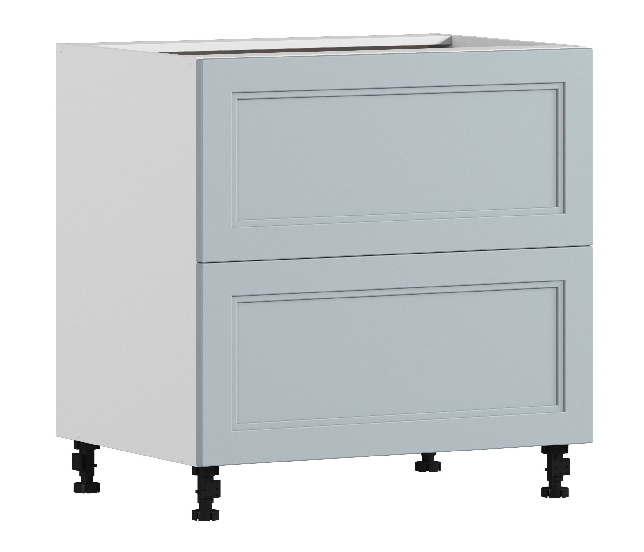 Изображение товара Напольный шкаф Регина Столплит 80x82x56 см серый, МДФ и ЛДСП