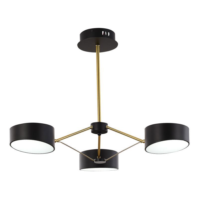 Изображение товара Настенно-потолочный светодиодный светильник EVOLUCE SLE6005-402-03 Valle 3 плафона серебристый белы