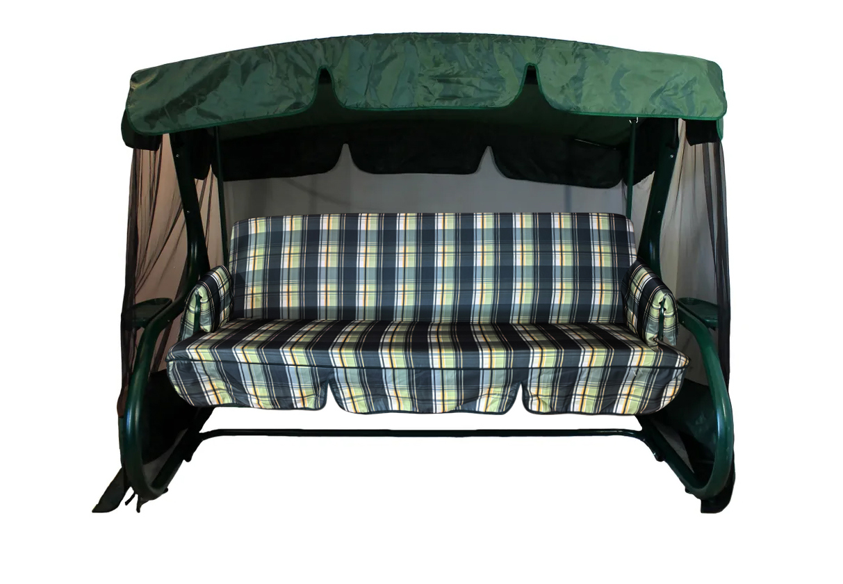 Изображение товара Качели садовые GREENGARD Глория 4-х местные, до 350 кг, зеленый