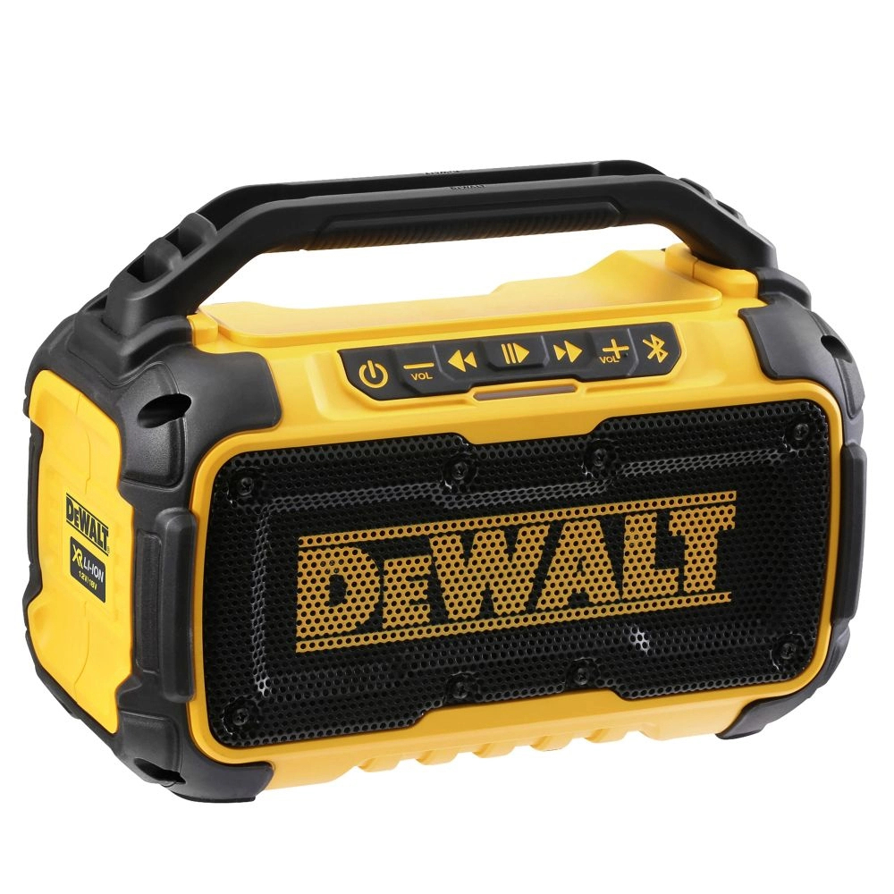 Изображение товара Аудиосистема портативная аккумуляторная DeWalt 18В 20Вт без АКБ и ЗУ DCR011 Изображение товара Аудиосистема портативная аккумуляторная DeWalt 18В 20Вт без АКБ и ЗУ DCR011