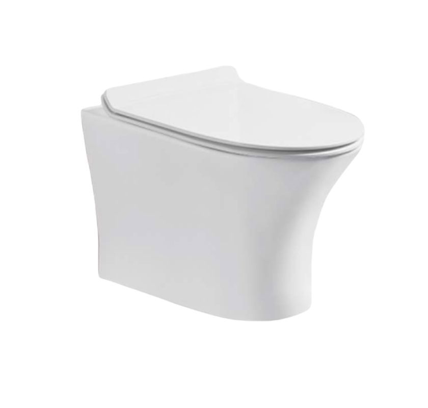 Изображение товара Подвесной унитаз Ceruttispa Bernina Aria CT7191 безободковый с сиденьем микролифт