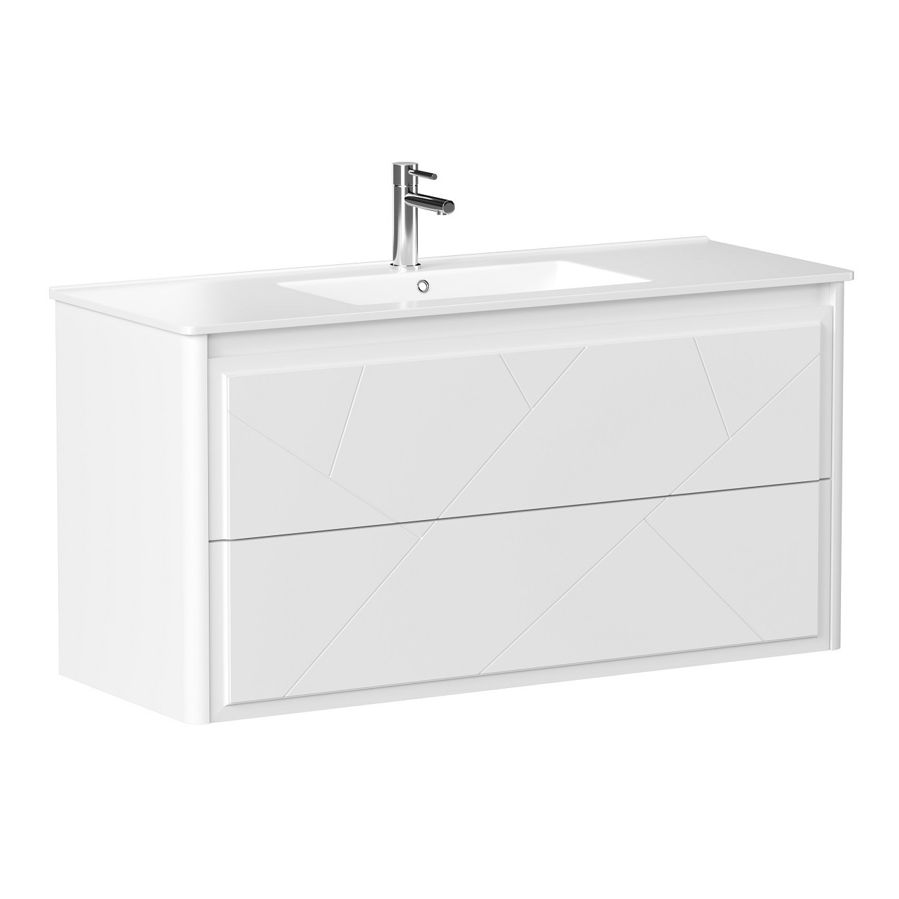 Изображение товара Тумба под раковину Allen Brau Paris 120 цвет белый матовый