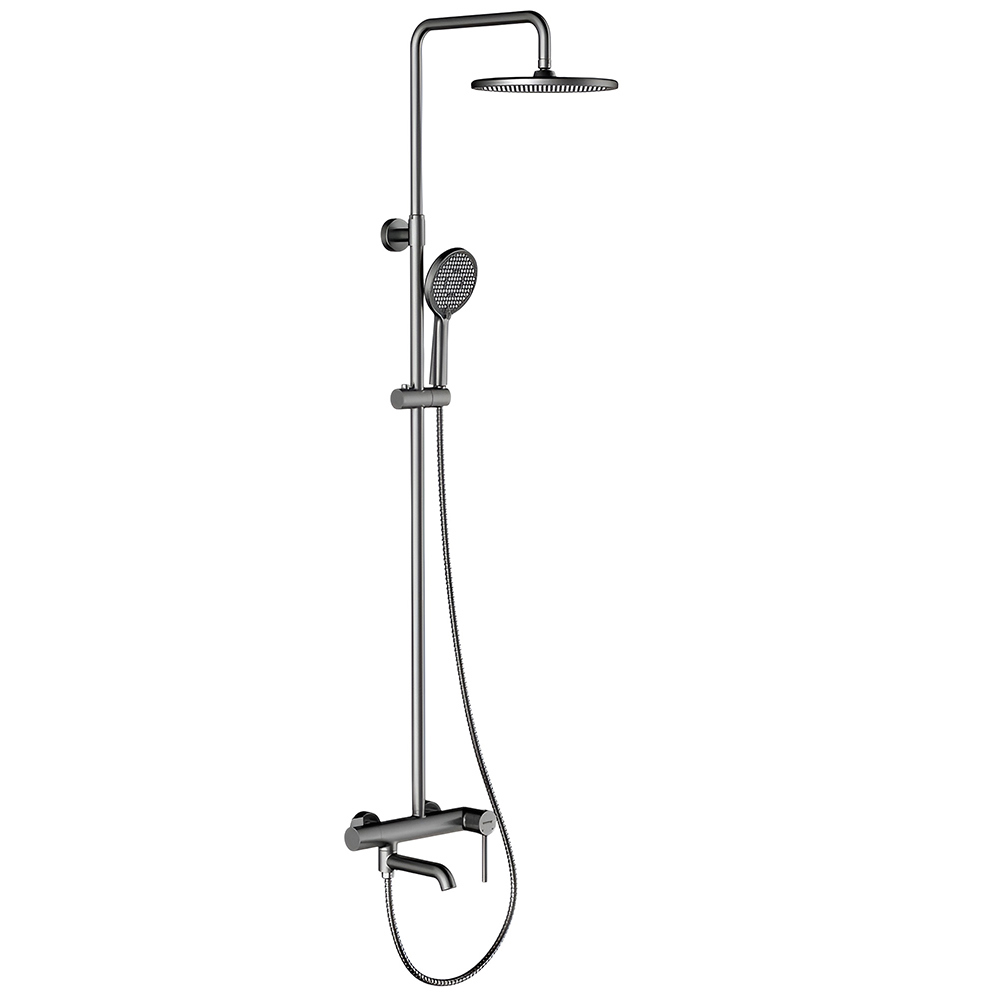 Изображение товара Душевая система Gappo G2406-9 G06 оружейная сталь графит