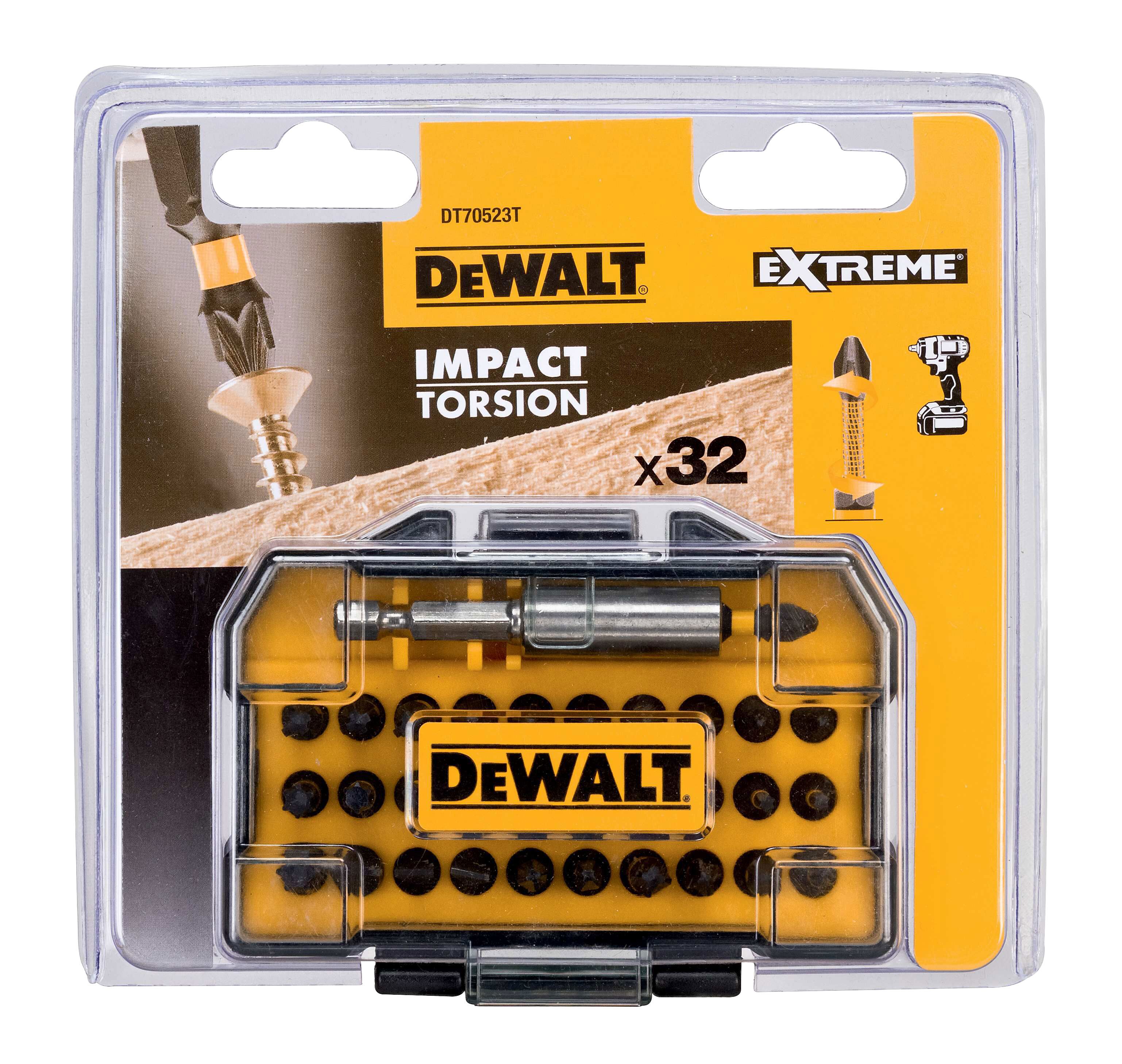 Изображение товара Набор магнитных бит Dewalt Dt70523t-qz, 32 шт