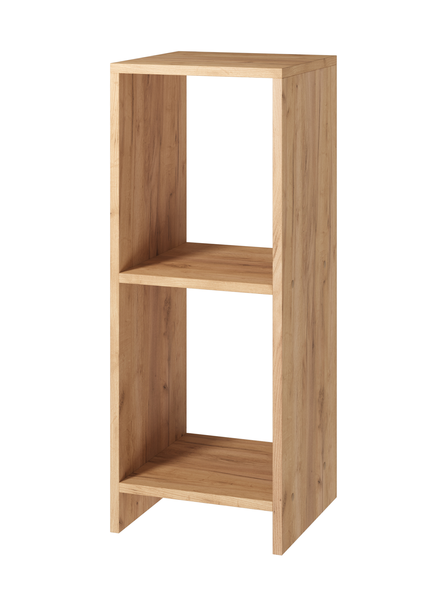 Изображение товара Стеллаж с секциями Атмосфера 30x76x30 см ламинированный дуб золотой крафт