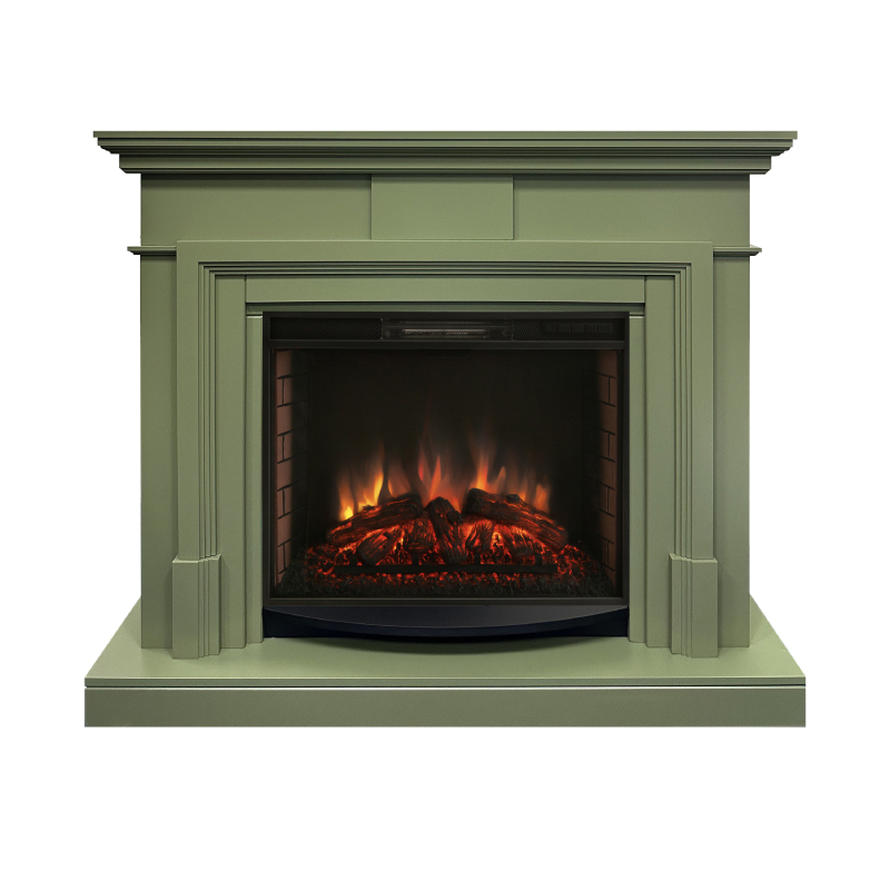 Изображение товара Каминокомплект Realflame Marco 25.5/26 GN-P015 с очагом Epsilon 26 1500Вт шалфей