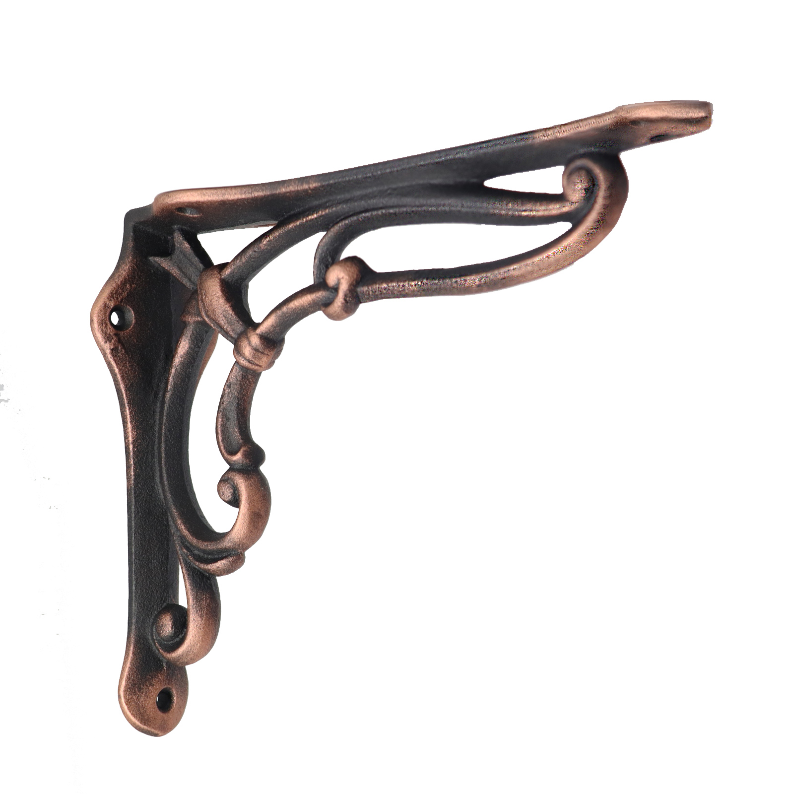 Изображение товара Кронштейн для полки Крон-балтъ 23x18 см нагрузка до 100 кг цвет медно-черный