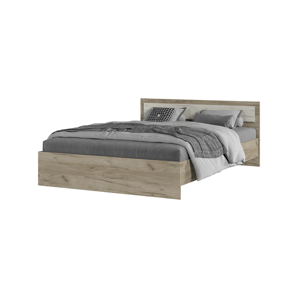 Изображение товара Кровать Стендмебель Кр602к 145.2x70x200 см ЛДСП белый современная мебель для спальни