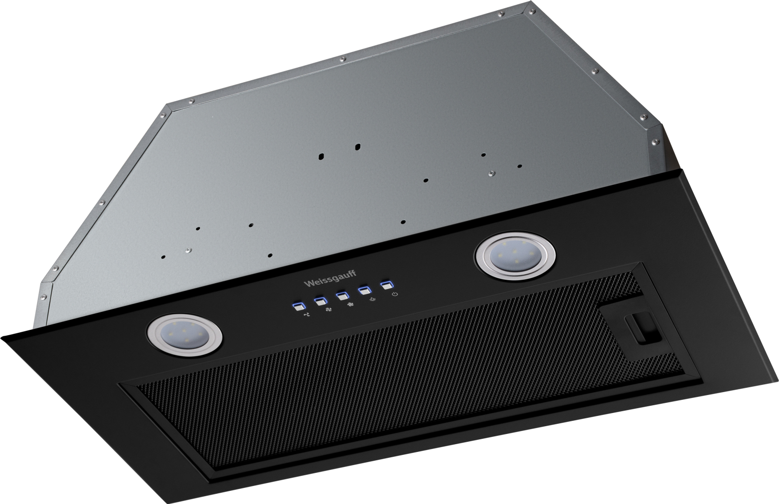 Изображение товара Встраиваемая вытяжка Weissgauff Dabih 60 BL 488641 60 см цвет черный