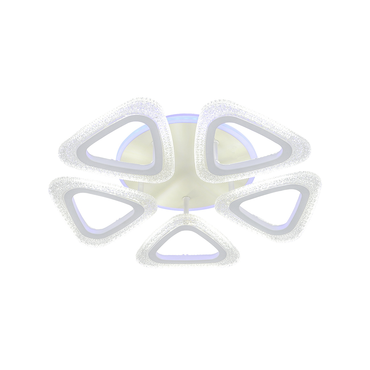 Изображение товара Люстра потолочная светодиодная Escada Candy регулируемая пульт 12 м² белая