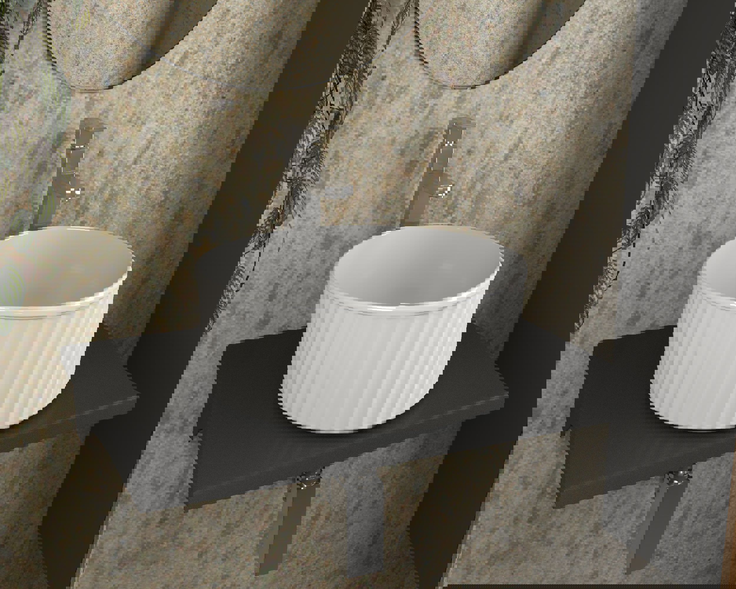 Изображение товара Раковина накладная Bauedge dream JIE0022 36.5см цвет белый