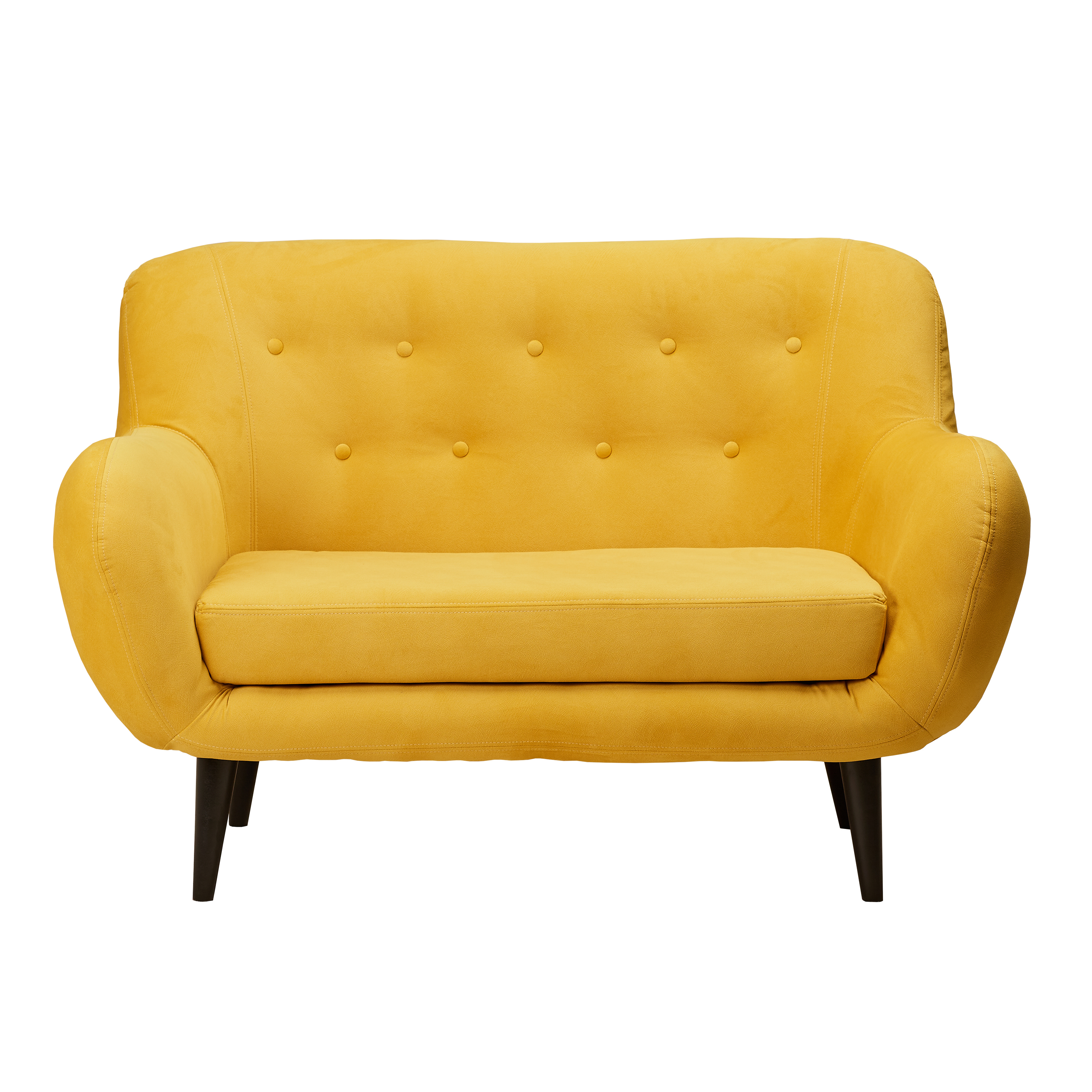 Изображение товара Диван прямой Элефант из велюра с деревянными опорами 138x90x85 см