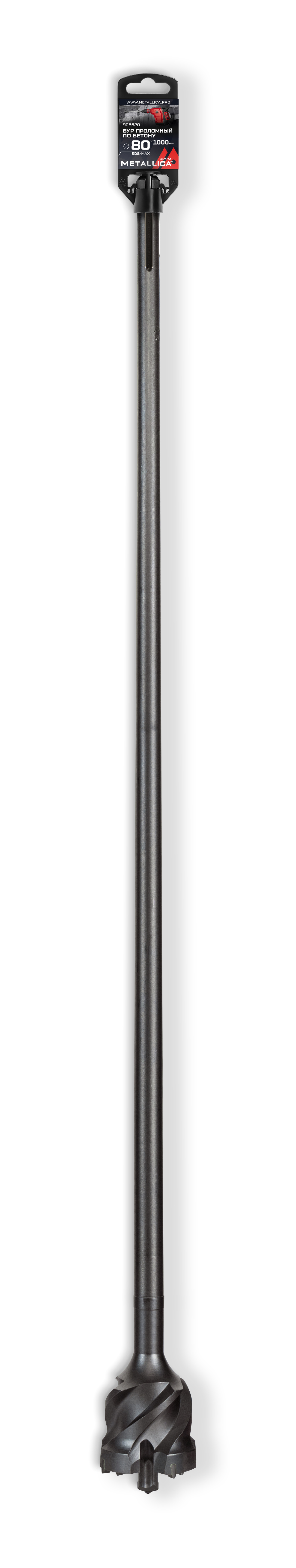 Изображение товара Бур по бетону SDS Max Metallica 906620 80x1000 мм