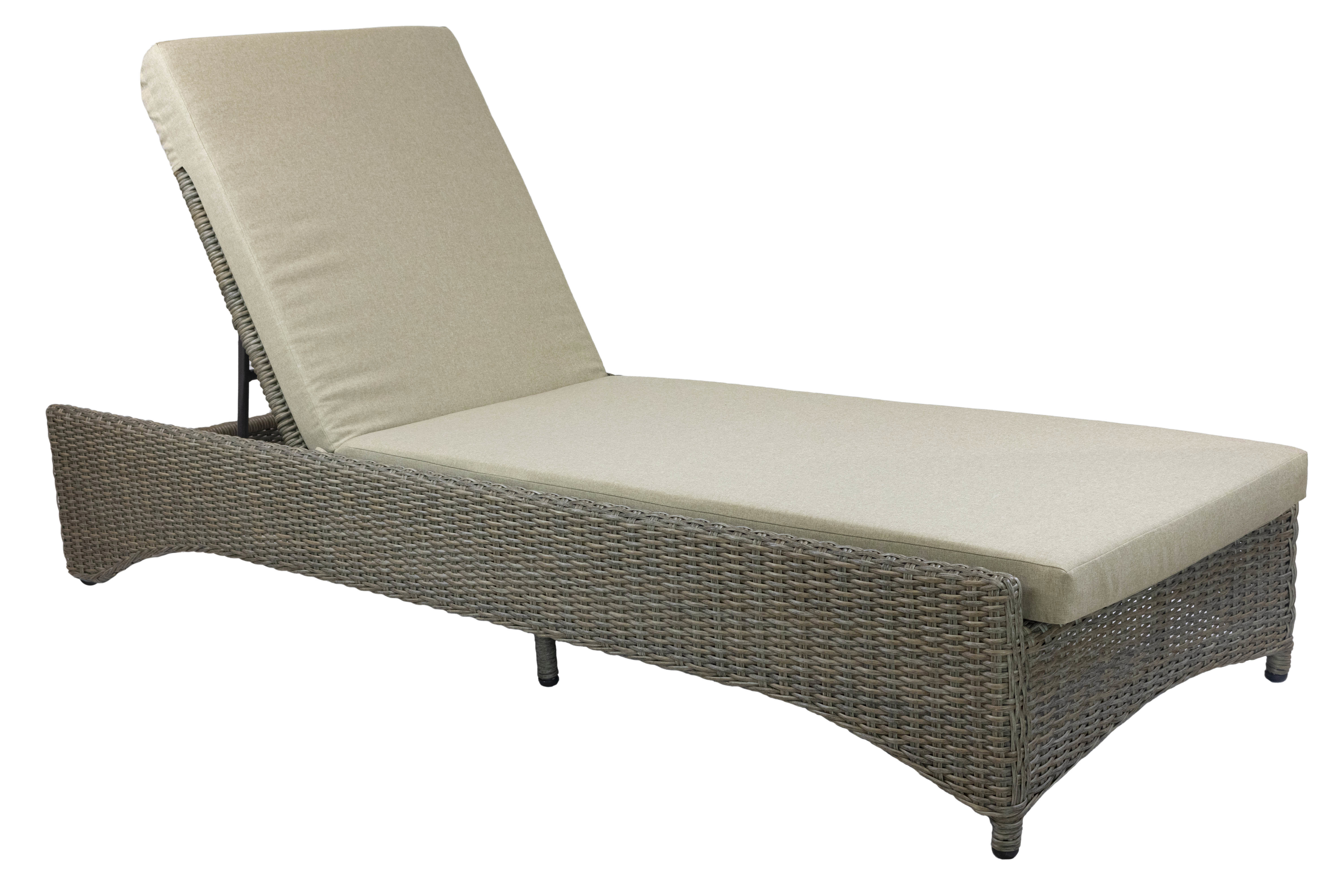 Изображение товара Шезлонг с подушкой Azzura Fano 210 x 75 x 35 см