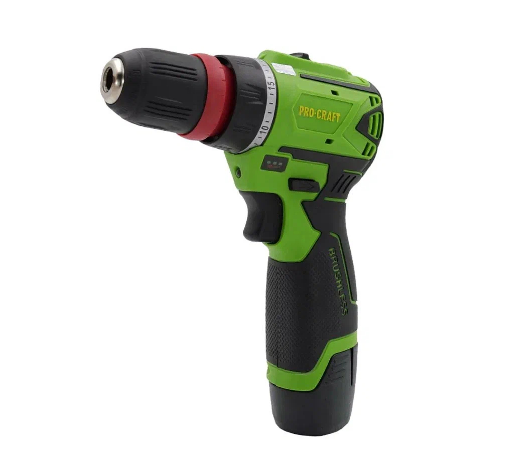 Изображение товара Аккумуляторный шуруповерт PROCRAFT PA12BL DFR 12 В бесщёточный с кейсом