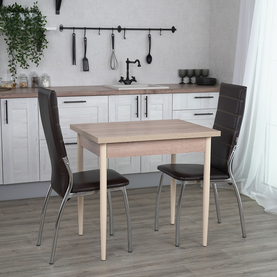 Изображение товара Кухонный раскладной стол Frenesie Столпируэтдубсонома 60x80 см ДСП Россия