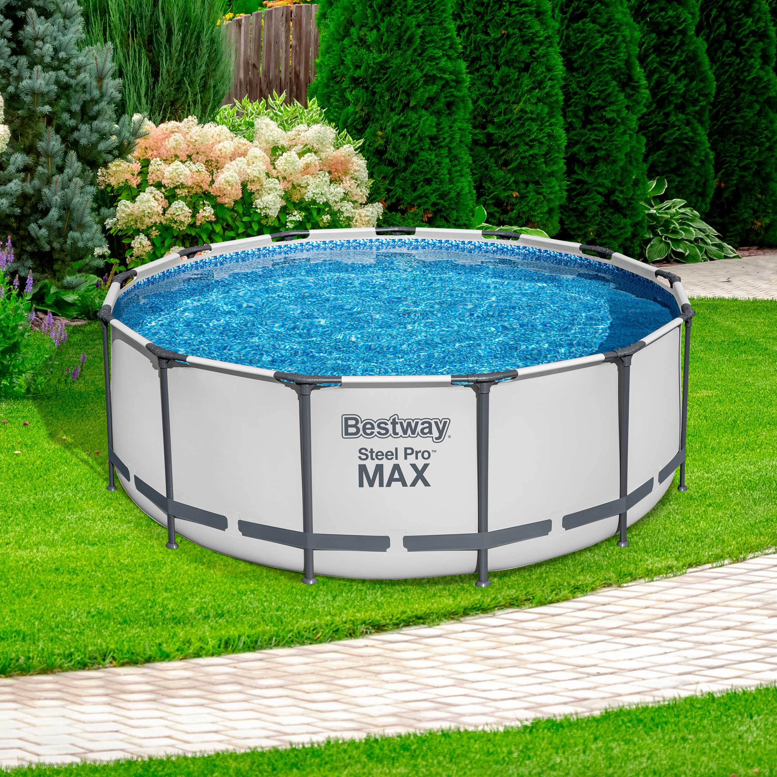 Каркасный бассейн Bestway Steel Pro Max 3.96x1.22 12690 л - 11