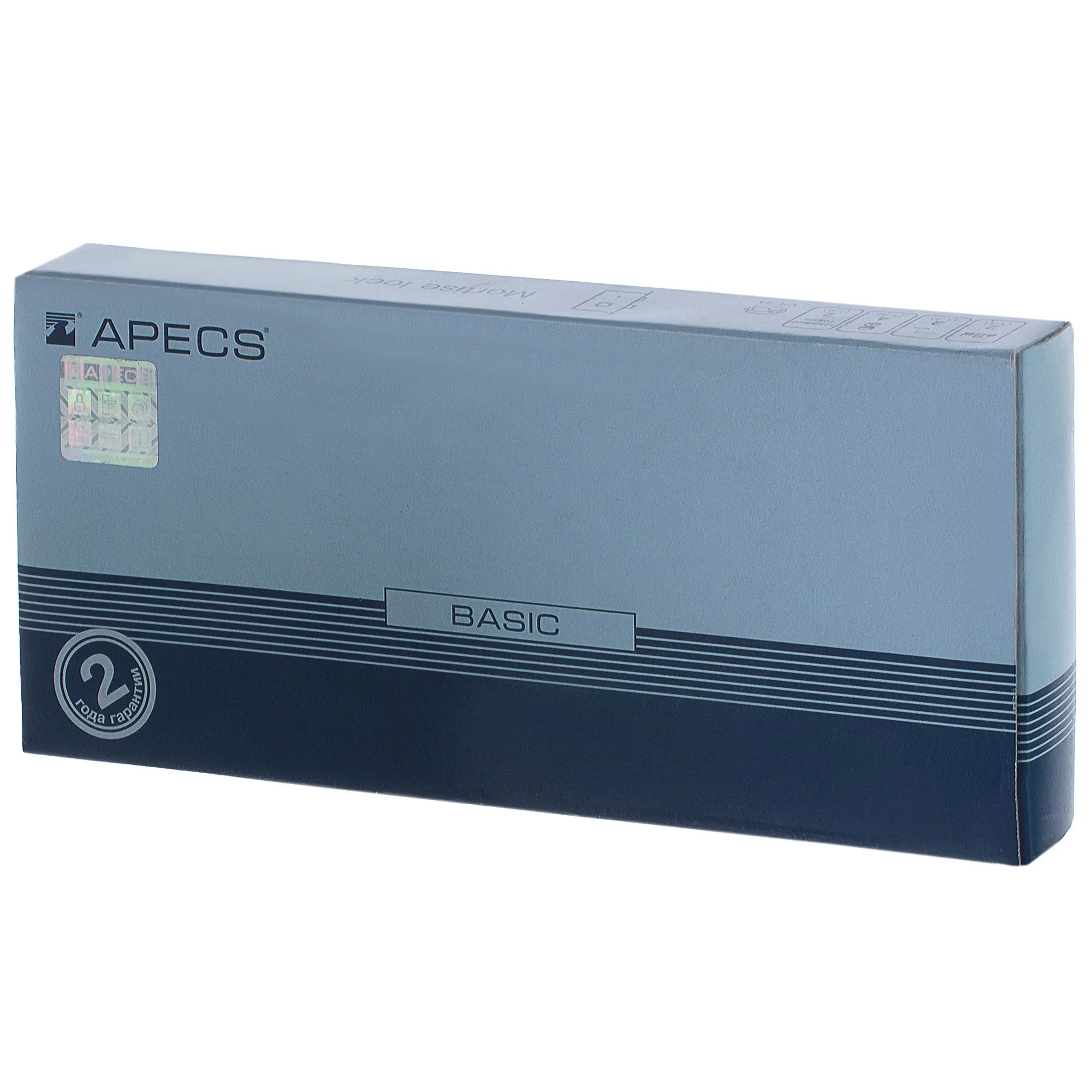 Замок врезной Apecs 99-K, цвет золото - 4