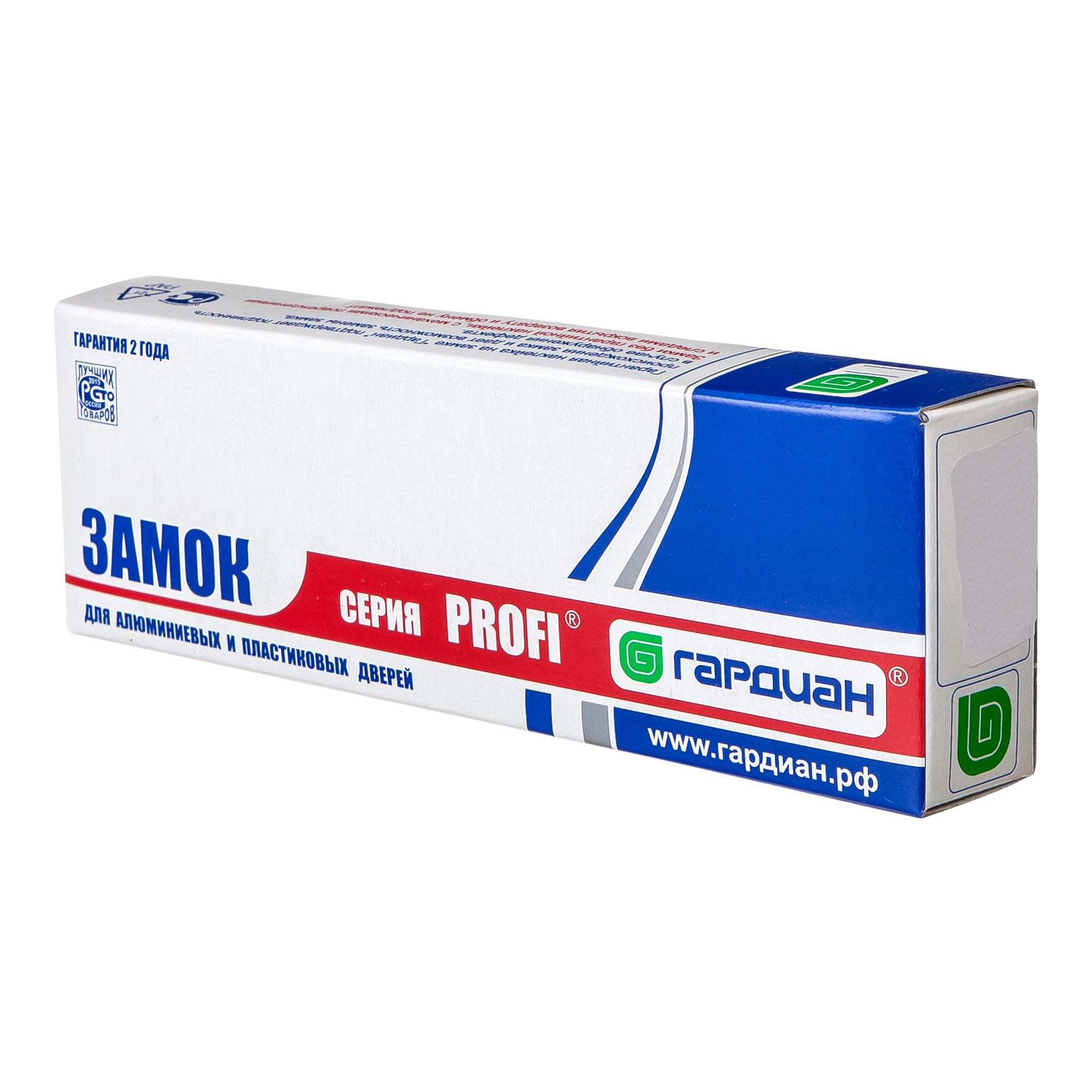 Замок врезной Гардиан Profi 25.01.16, цвет хром - 4